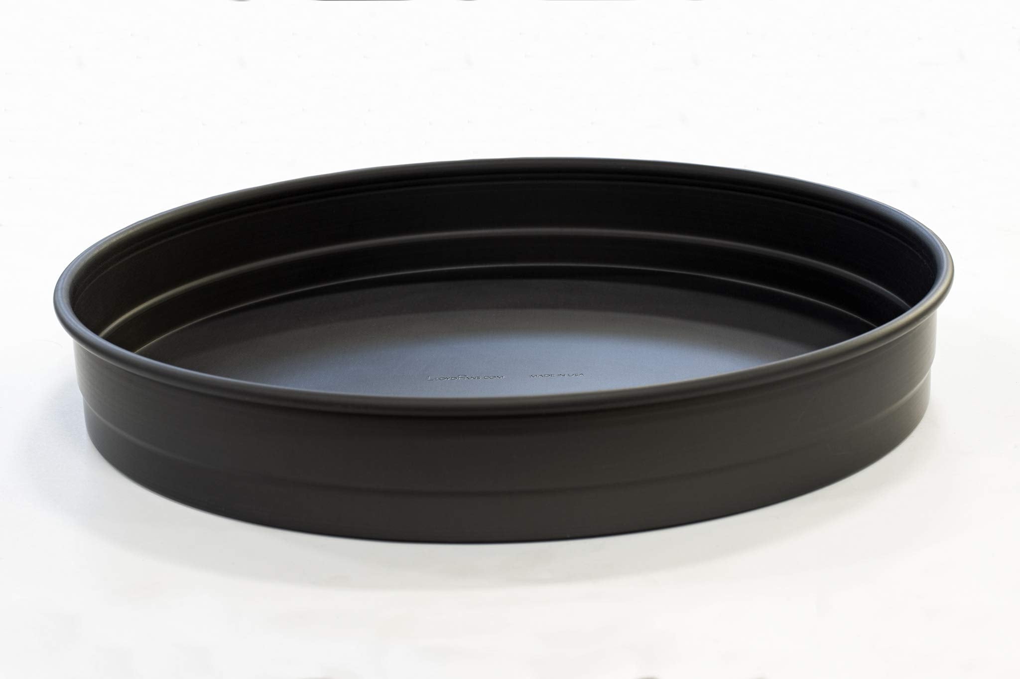 Lloydpans Chicago Style Deep Dish Stacking Pizza Pans, Pre-Seasoned Tuff Kote (1, 16 X 2.25 Inch)