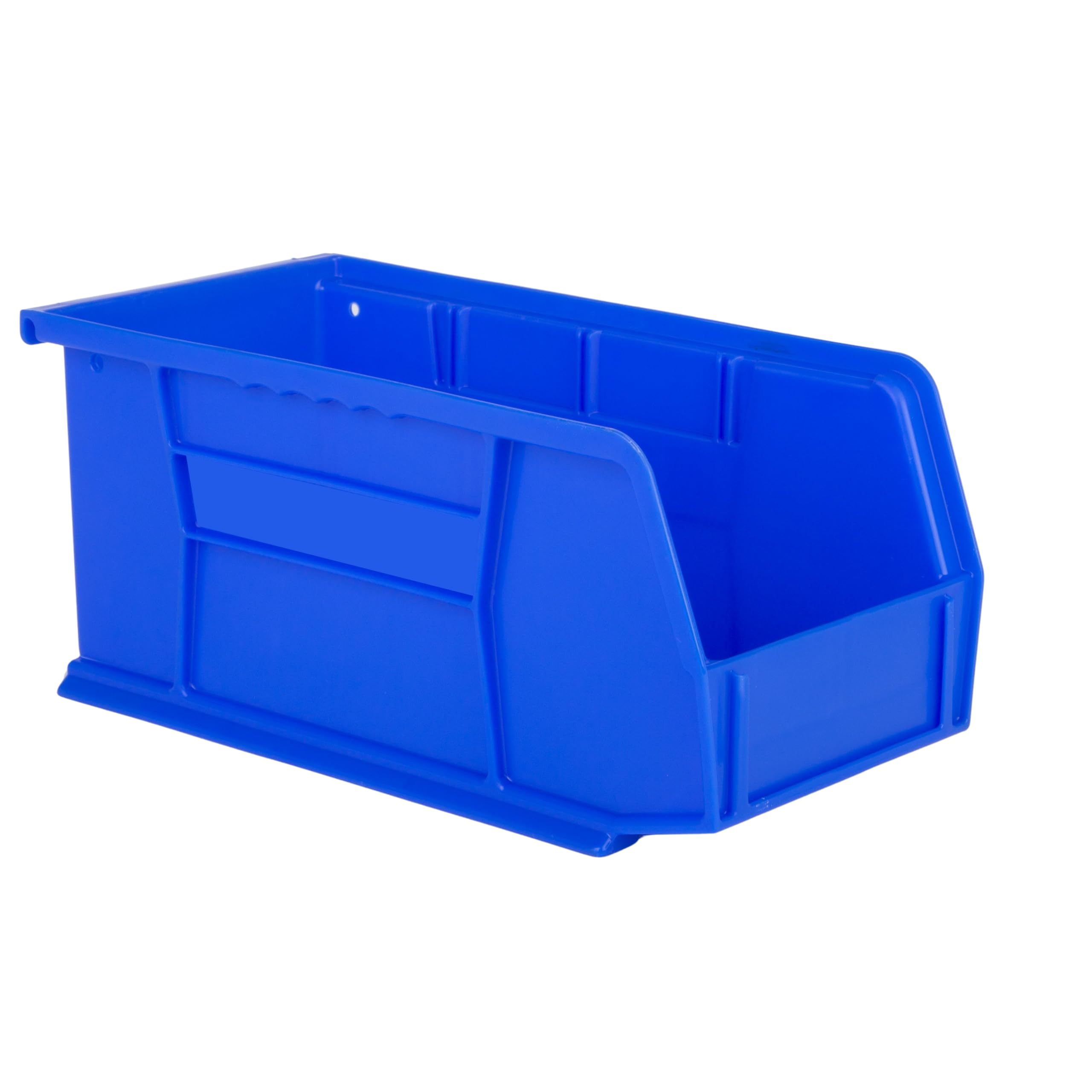 Hudson Exchange 11'' X 5-1/2'' X 5'' Plastic Stackable Storage Bin And Hanging Container (Blue)