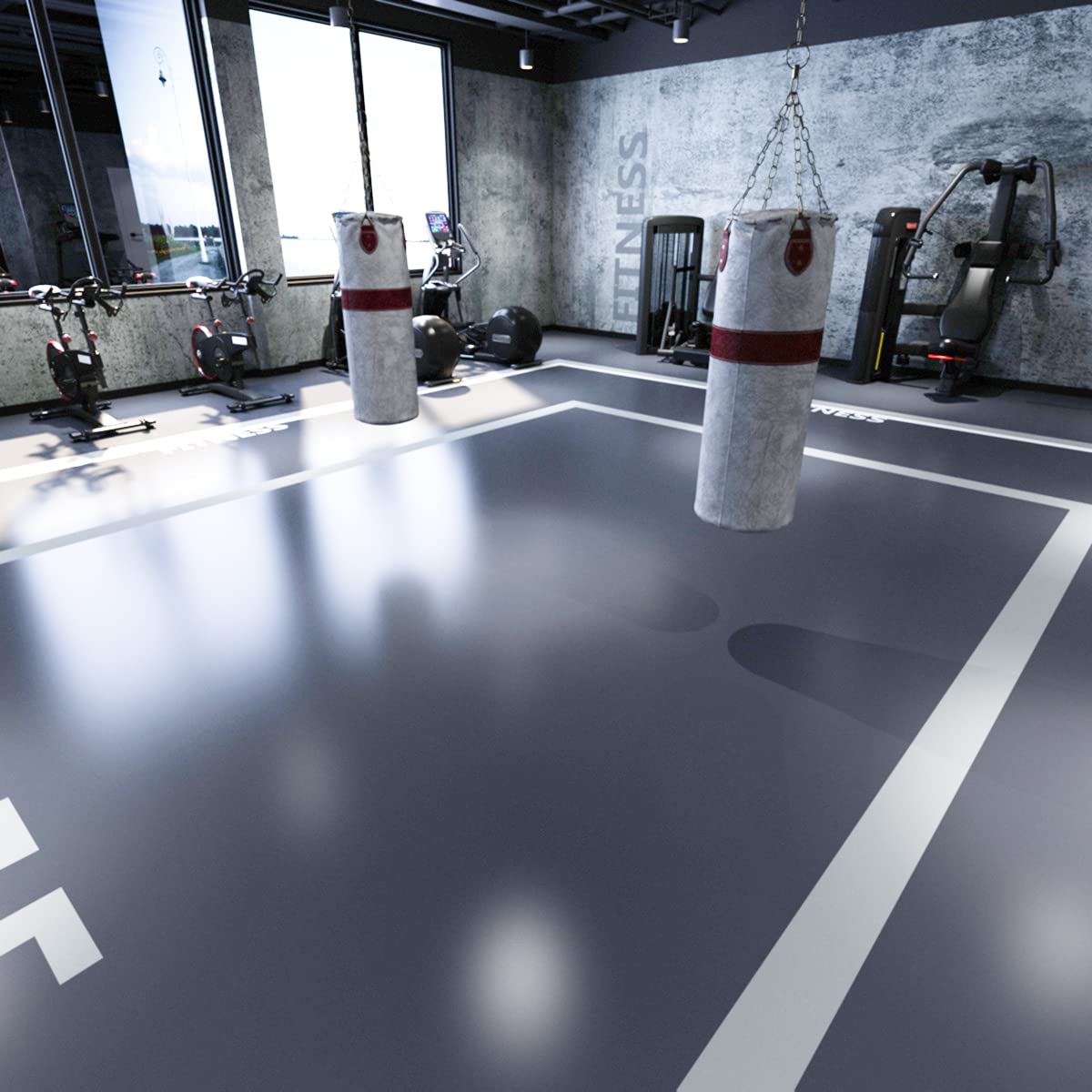 Totio Gray Concrete Wallpaper Matte Thick Dark Grey Cement Contact Paper Peel Stick Countertop Paper Removable Waterproof Adhesi