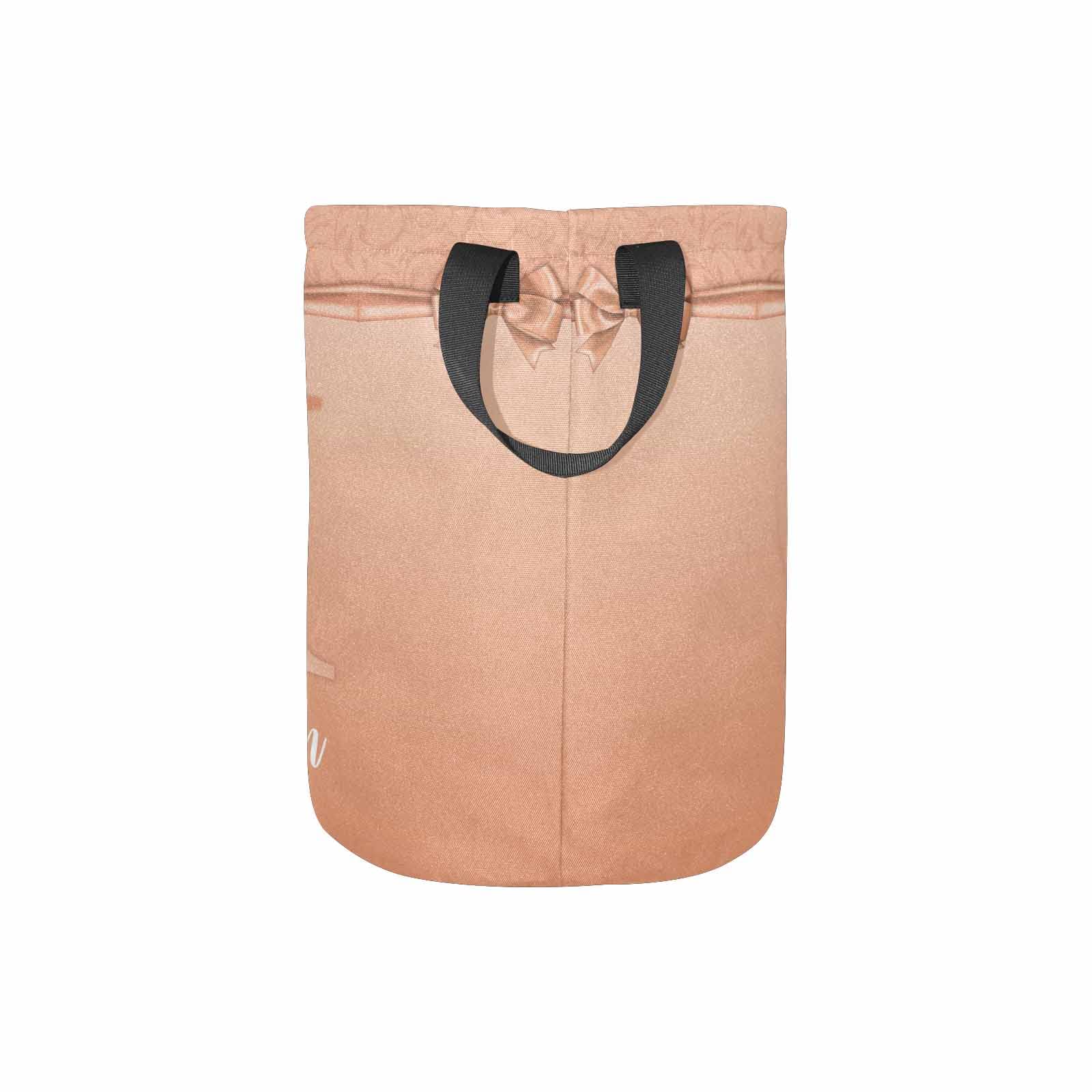 Personalized Bow Tie Laundry Basket Name Foldable Organizer Laundry Hamper With Handle Gift Baskets For Bathroom Bedroom Living