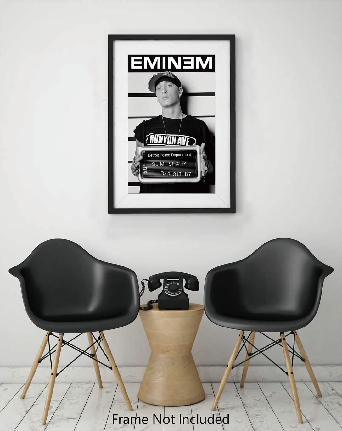 FatCat Wall Graphics Eminem (Mugshot) Poster Frameless Gift 12 x 18 inch(30cm x 46cm)-S-193