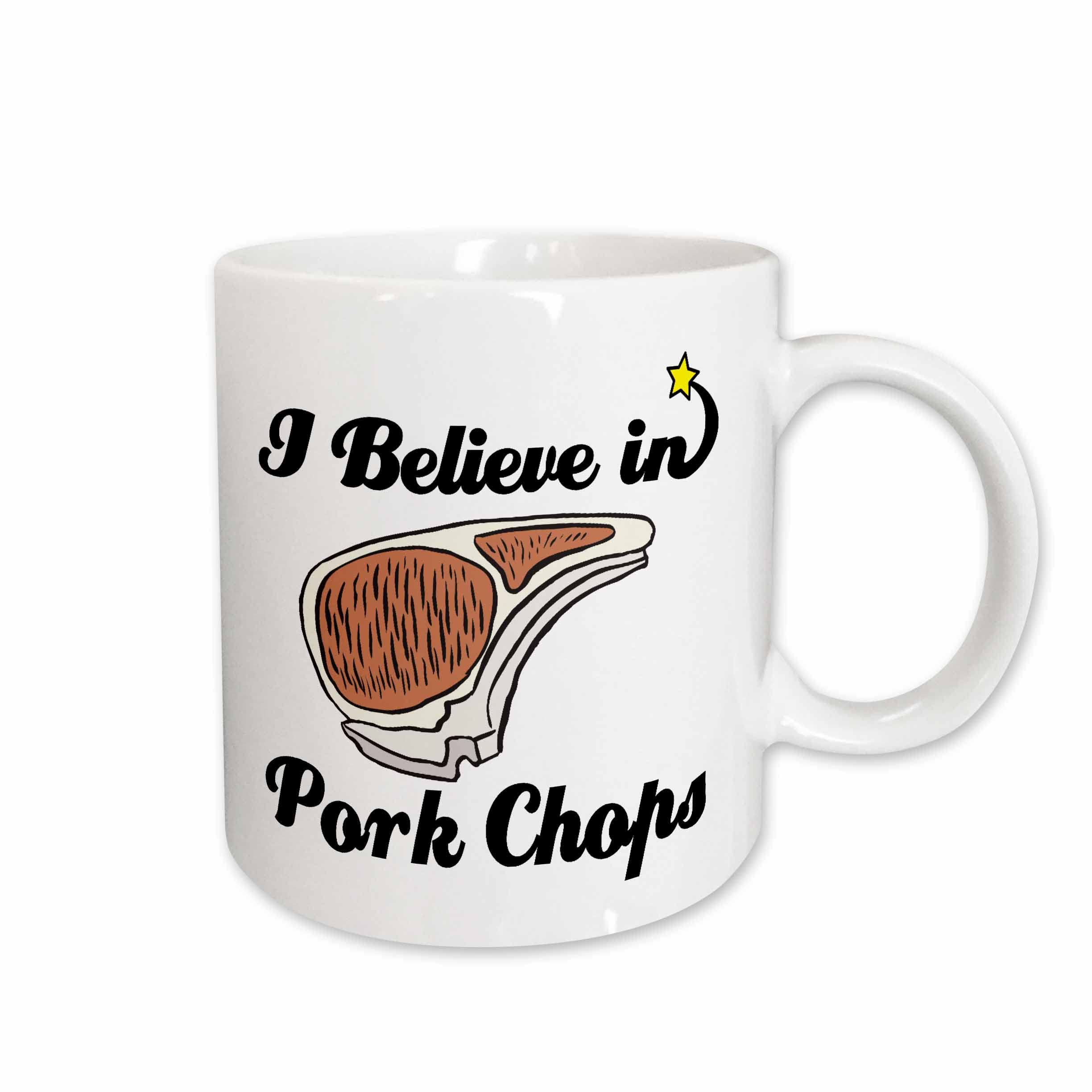 3dRose I Believe In Pork Chops 11oz Mug