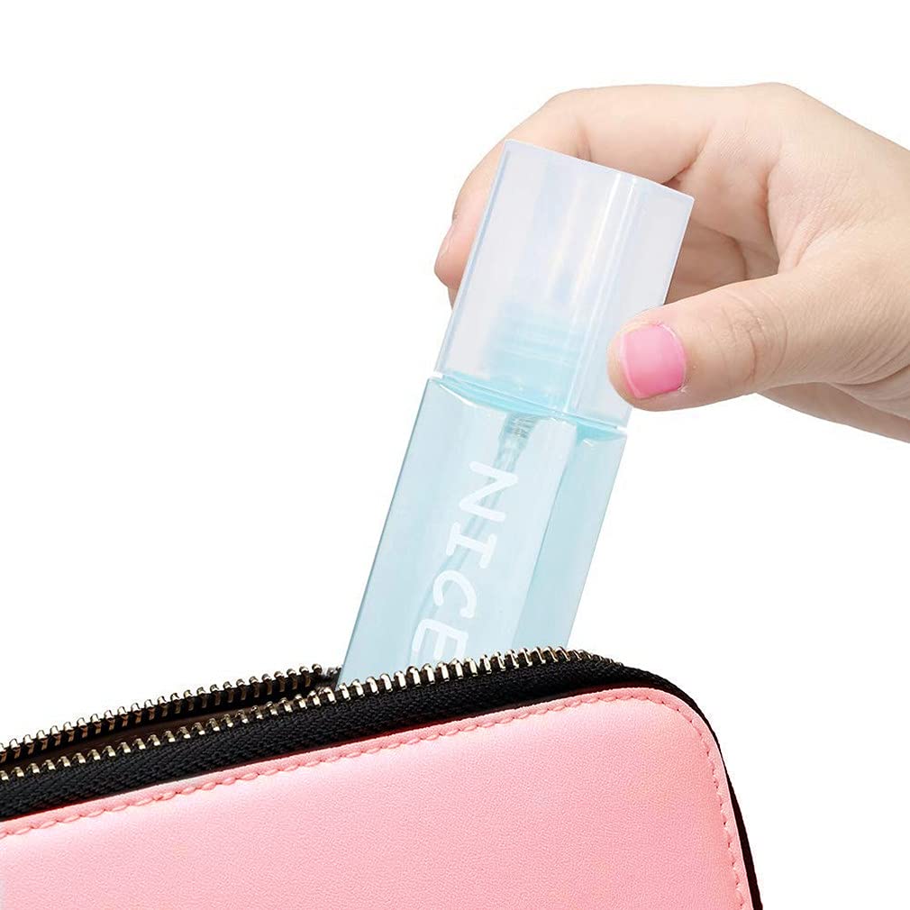 Spray Bottles 50 Ml (1.7 Oz), 4 Pack Empty Plastic Mini Travel Bottle Set With Fine Mist Portable Refillable Makeup Cosmetic Ato