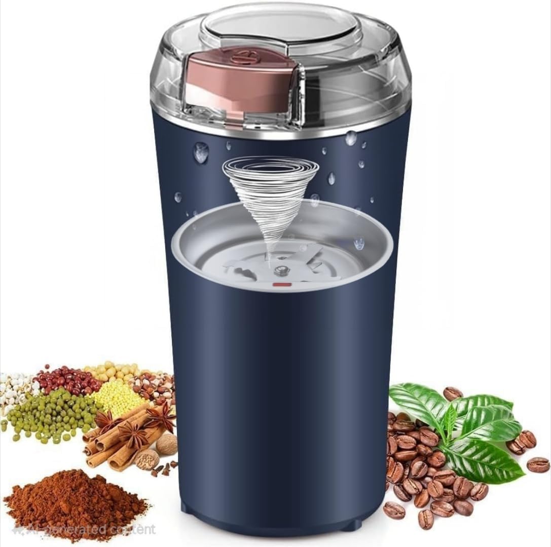 Wowfit Coffee Grinder Electric, Mini Grinder, Coffee Beans Grinder - Electric Portable Grinder Mixer For Kitchen, Masala & Spice
