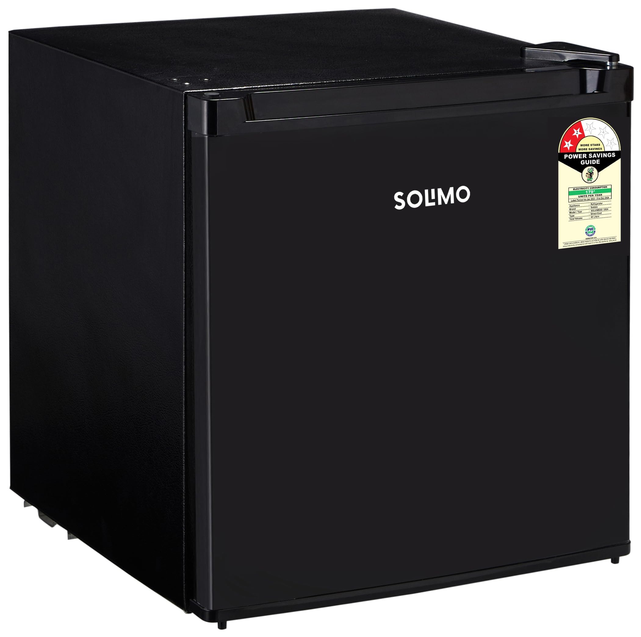 Amazon Brand  Solimo Mini Fridge With Direct Cooling Technology | Ideal For Home, Office, Dorm Room | Personal Minibar | Compac