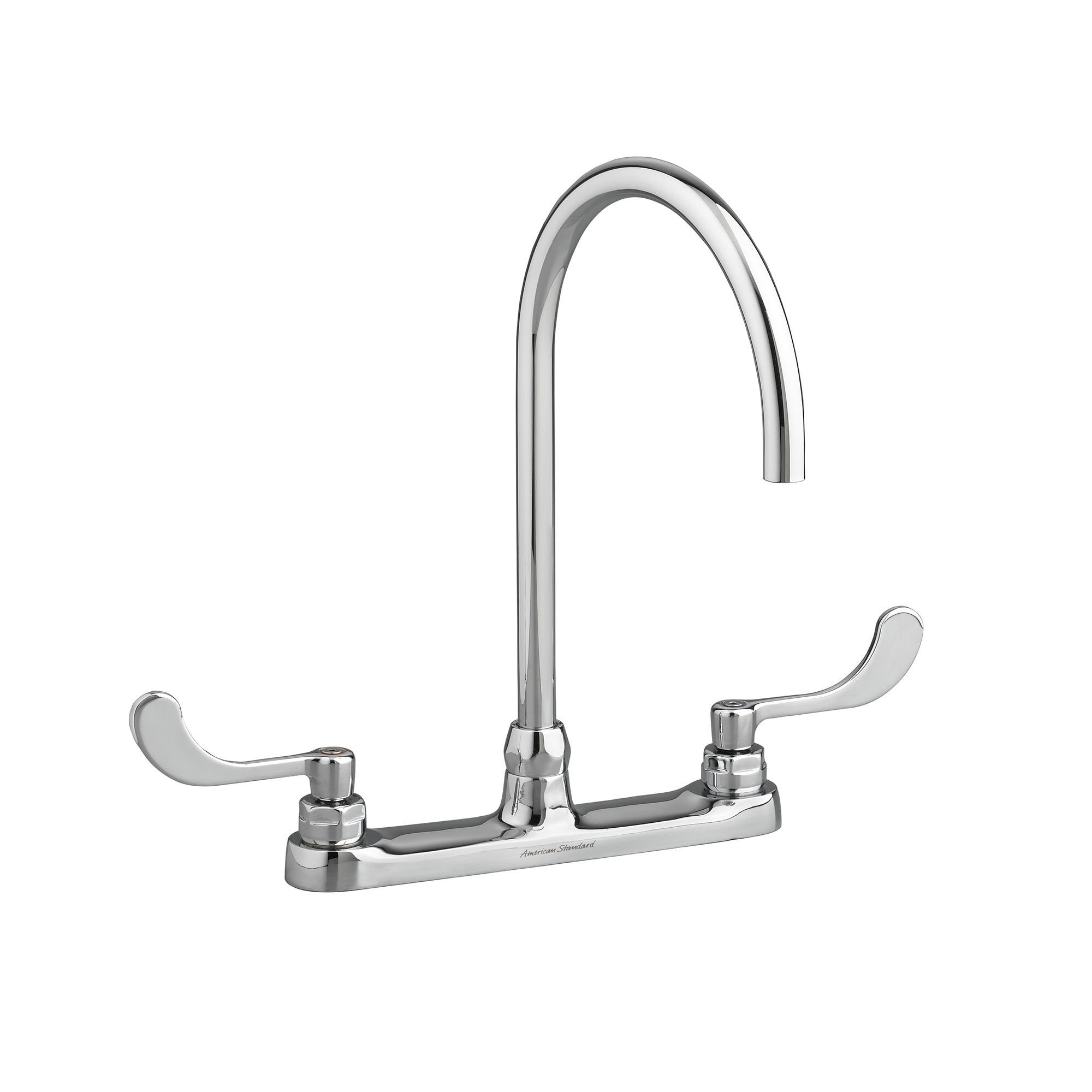 American Standard 6409.180.002 Top Mount, 8-Inch R/S Gooseneck, Wash Brook, 1.5 Lavatory Faucet-Inch Base