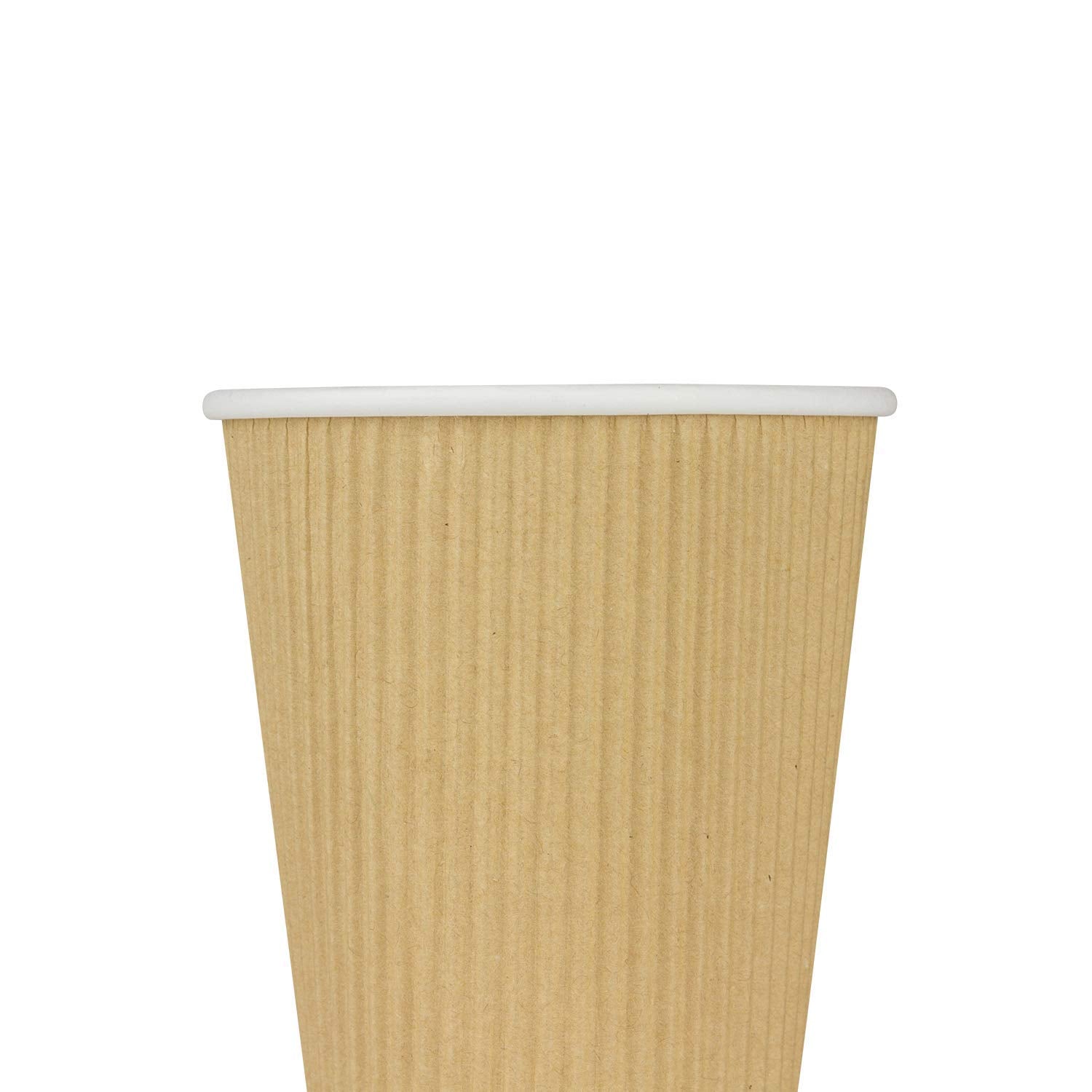Karat C-Krc512 12 Oz Ripple Paper Hot Cup (90Mm Diameter), Kraft (Case Of 500)