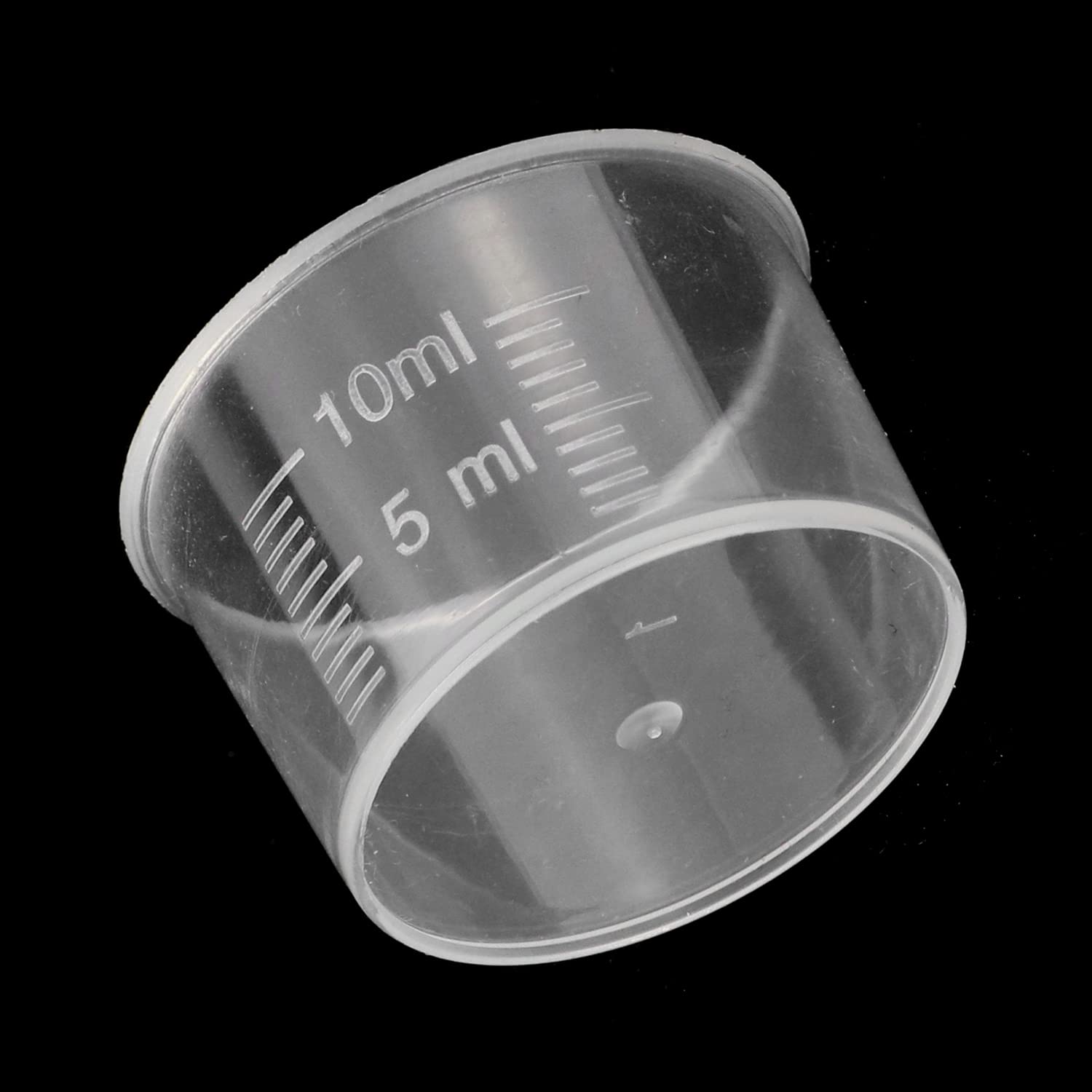 Meetoot 50Pcs Disposable Measuring Cup 10Ml Laboratory Test Cups With Scales, Clear Liquid Measuring Cups
