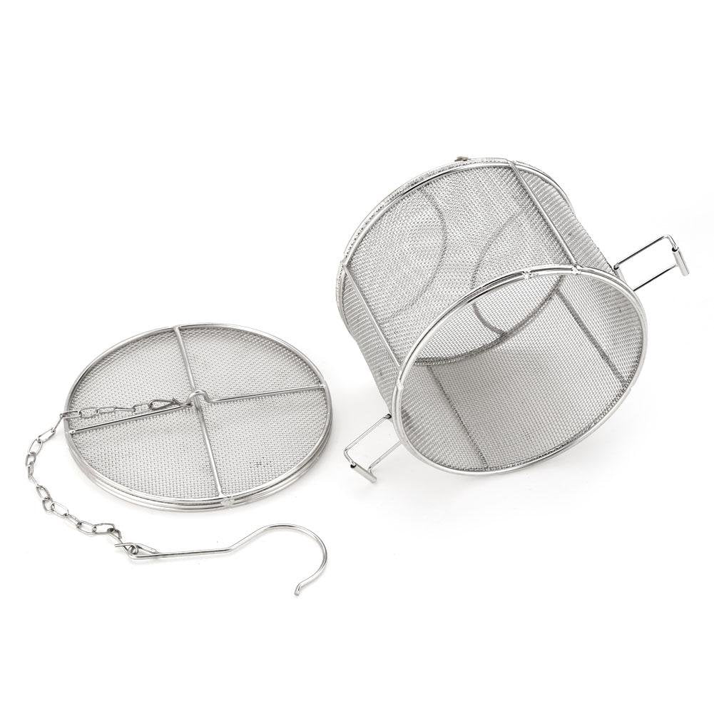 Stainless Steel Spice Seasoning Strainer Tea Ball Strainer Soup Seasonings Seperation Basket Spice Filter Kitchen Tools 5.52 X 3