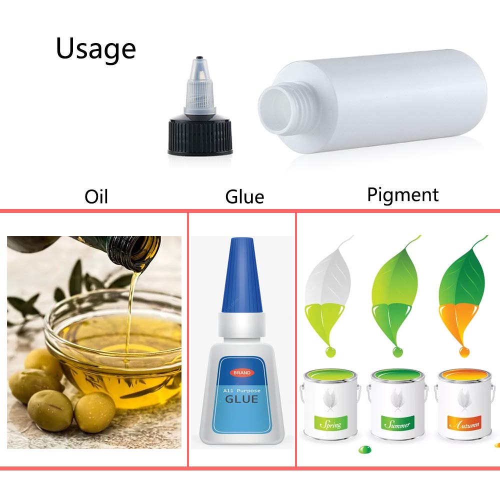 Meirrnyyu 20 Pcs 4 Oz Plastic Squeeze Condiment Bottles With Twist-On Cap Lids,Sauce Bottle With Squeeze Top,Squirt Condiment Bo