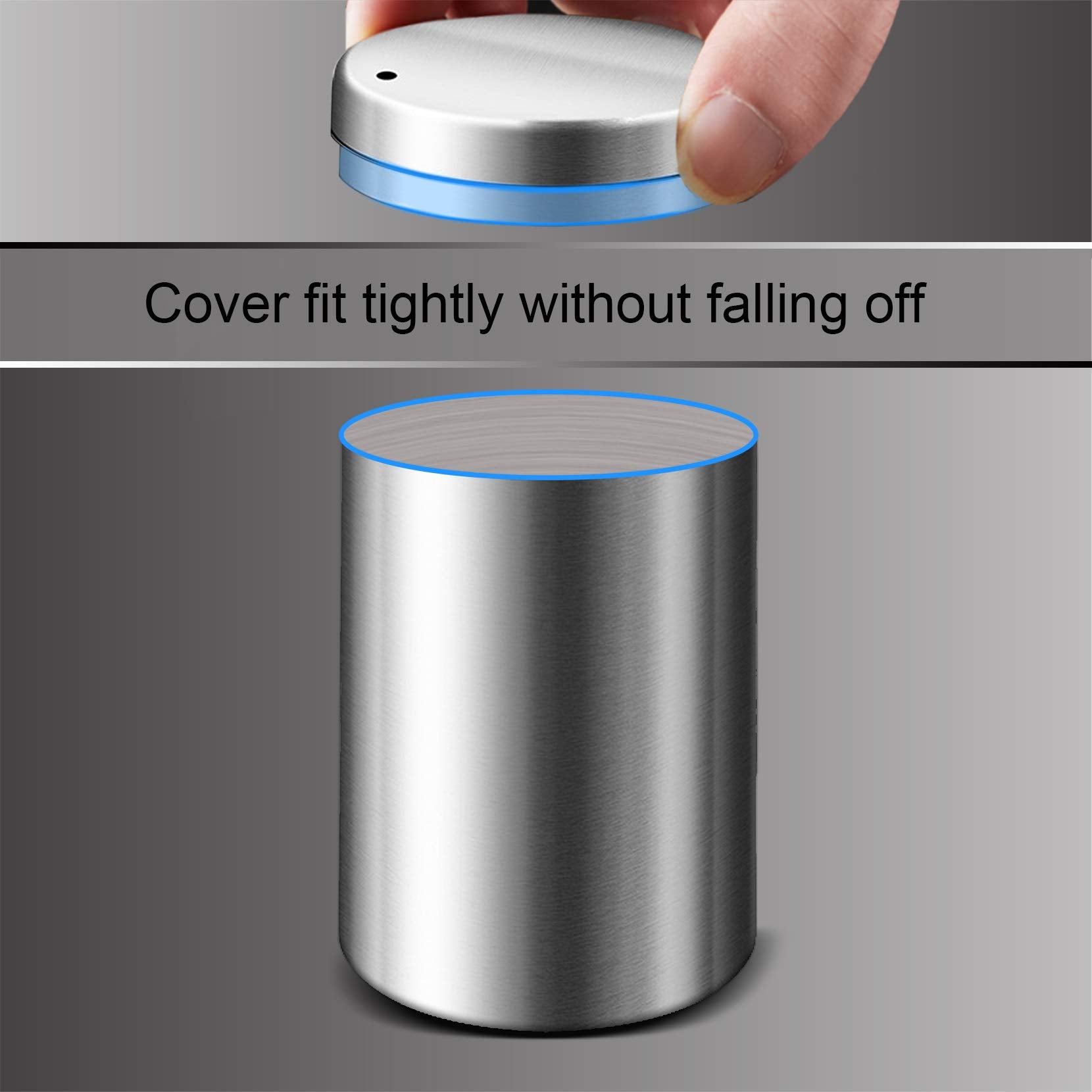 Yifocus Stainless Steel Metal Toothpick Holder Dispenser Thickening Tooth Picks Lot Container With 500 Pieces Bamboo Round Tooth