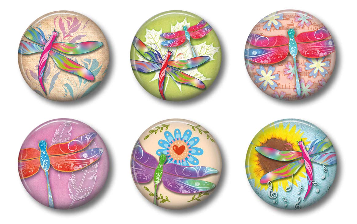 Colorful Round Magnets 1.75 Inch (2)