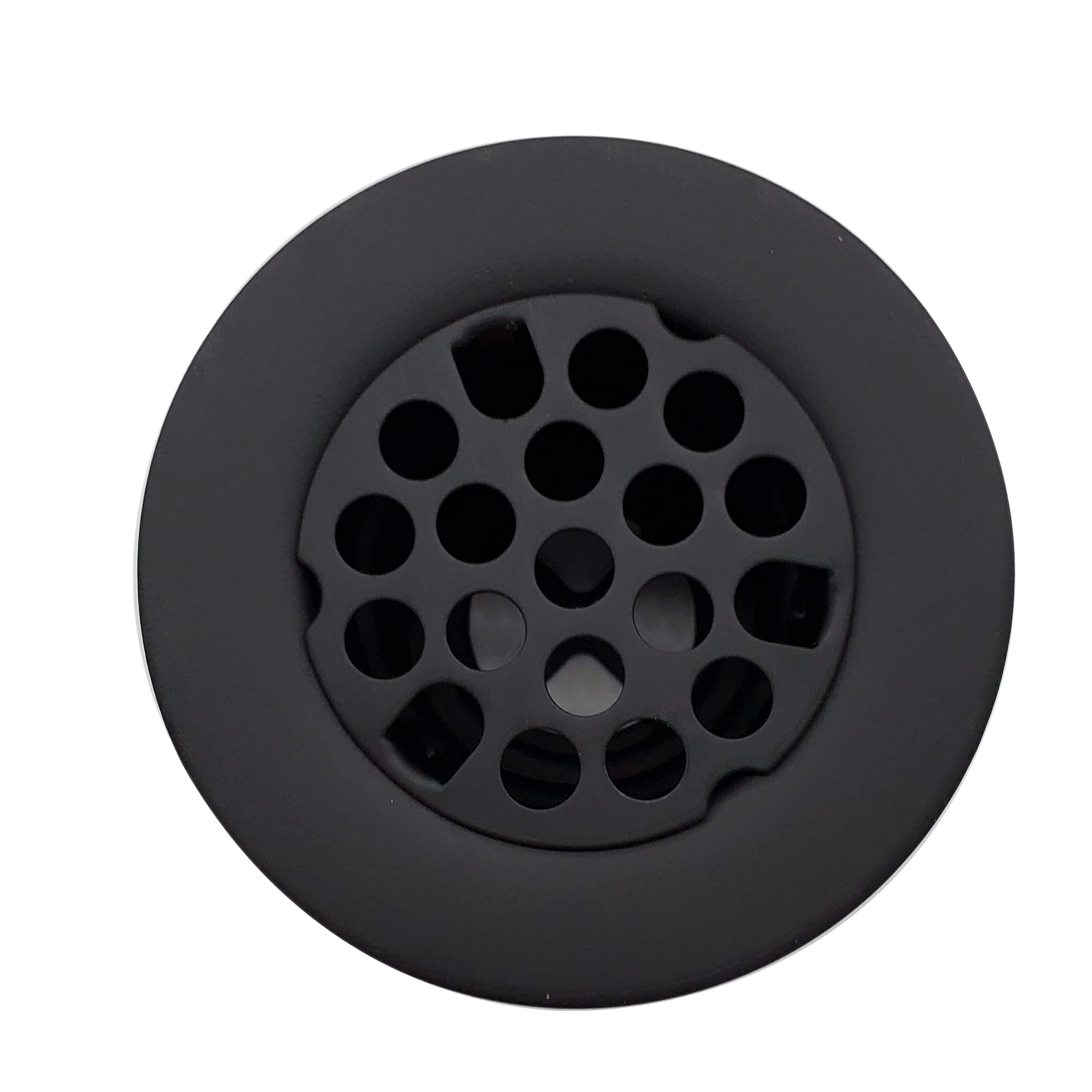 Westbrass A2181-62 Junior Bar And Laundry Sink Drain Assembly With Strainer Grid Cover, Matte Black