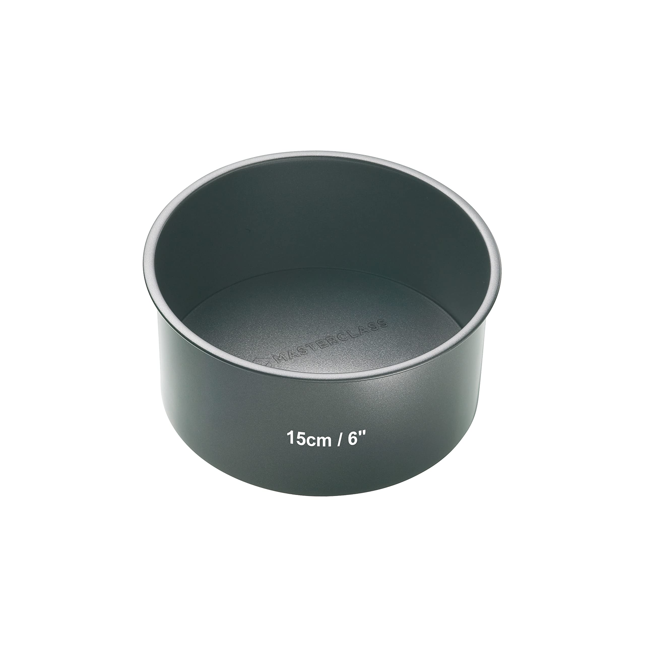 Masterclass 15 Cm Deep Cake Tin With Pfoa Free Non Stick And Loose Bottom, 1 Mm Carbon Steel, 6 Inch Small Round Pan