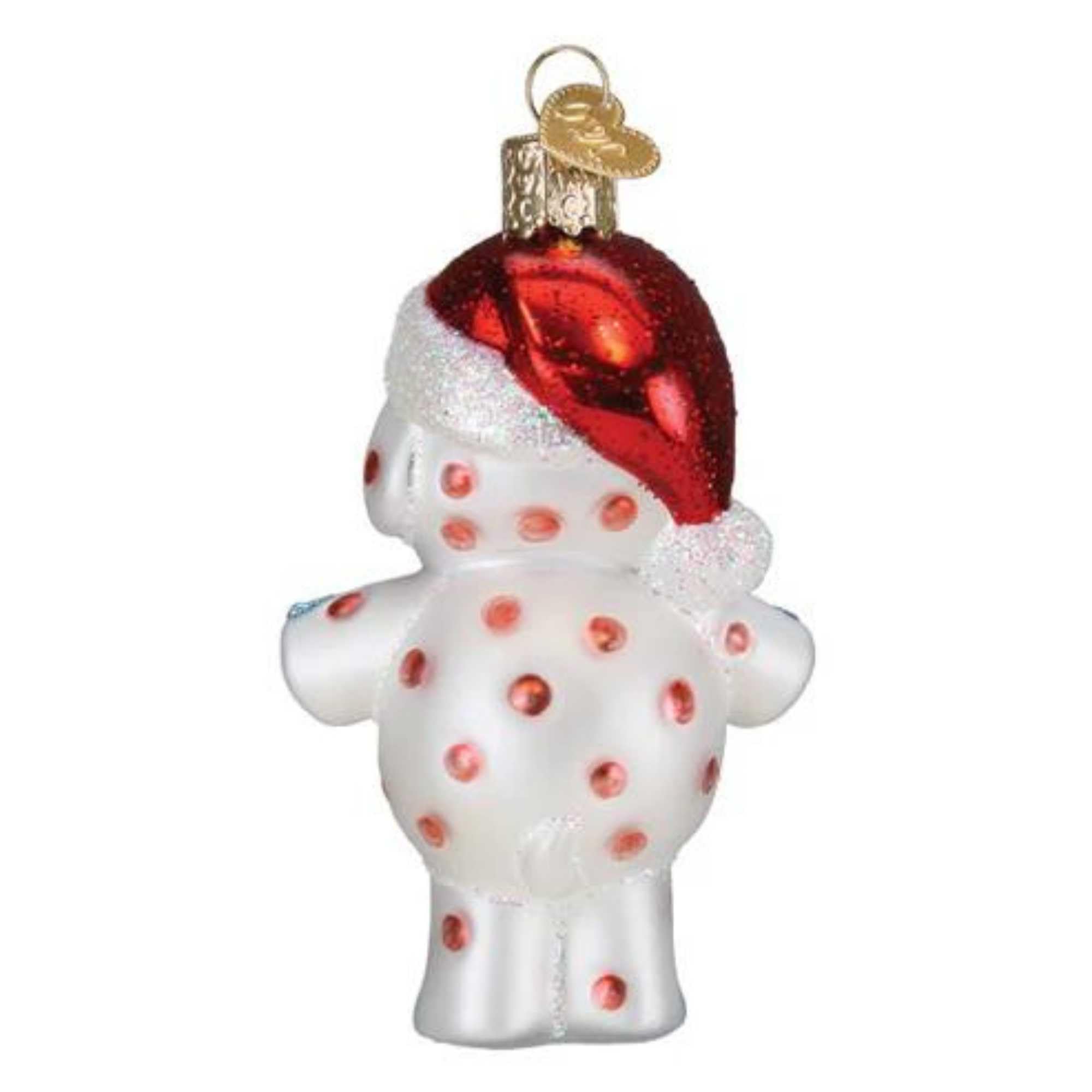 Old World Christmas Spotted Elephant Glass Ornament, Handcrafted Holiday Decor, Model 44211
