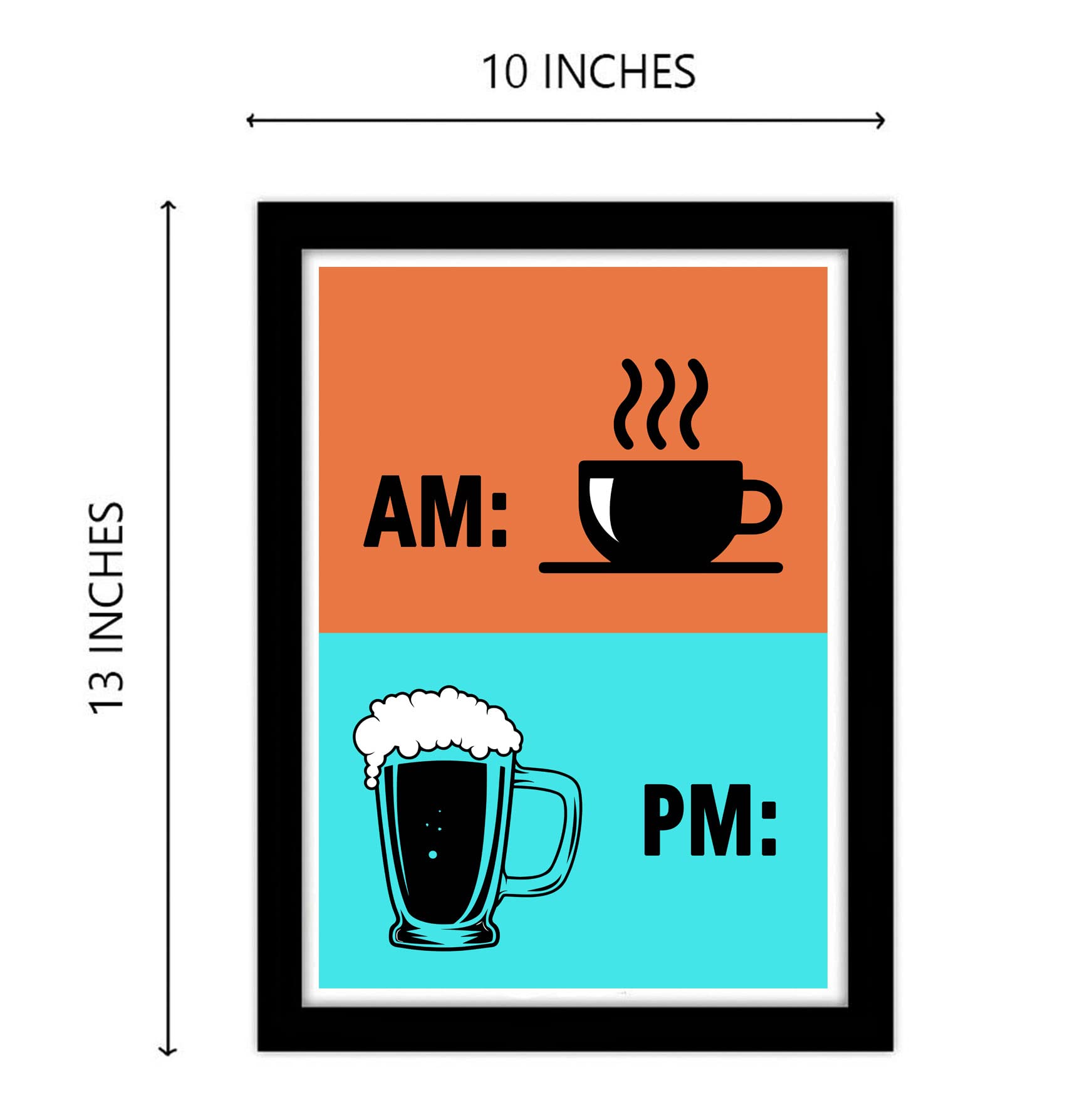 Good Hope -Funny Quote Photo Frame For Wall, Restaurants, Bar, Kitchen, Room & Office Decoration Poster Framed (10 Inch X 13 Inc