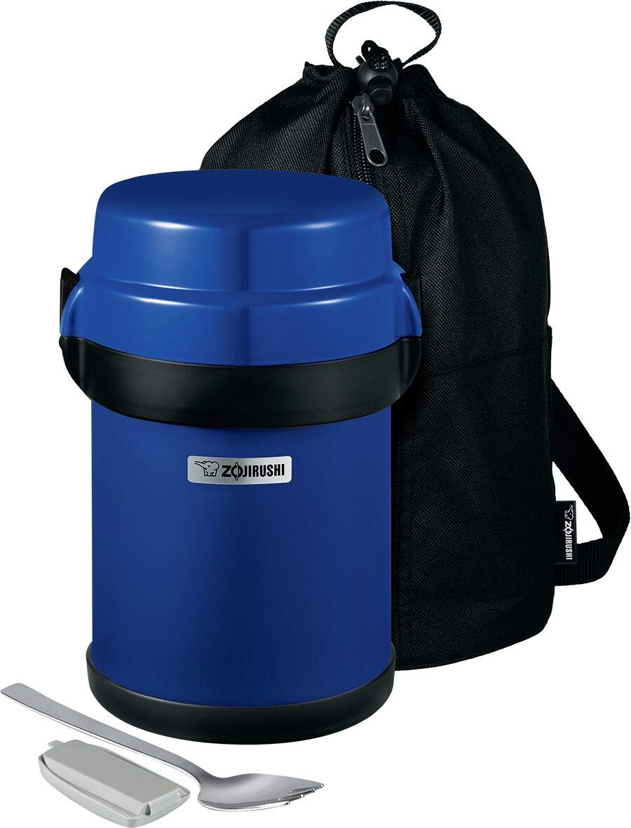 Zojirushi Sl-Jbe14Az Mr. Bento Stainless Lunch Jar 41 Oz Blueberry