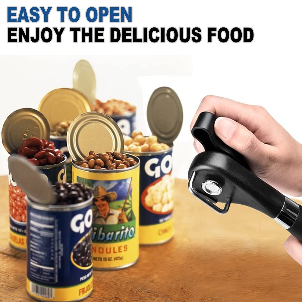 Pakitner- Safe Cut Can Opener, Smooth Edge Can Opener - Can Opener Handheld, Manual Can Opener, Ergonomic Smooth Edge, Food Grad
