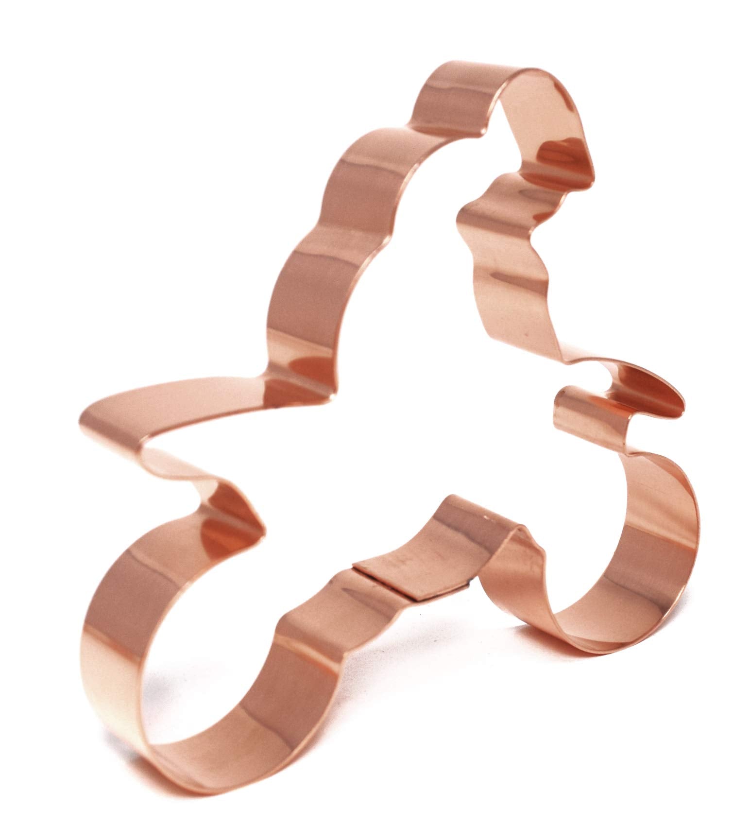 Dirt Bike Racer Cookie Cutter 4.5 X 4 Inches, Handcrafted Copper By The Fussy Pup
