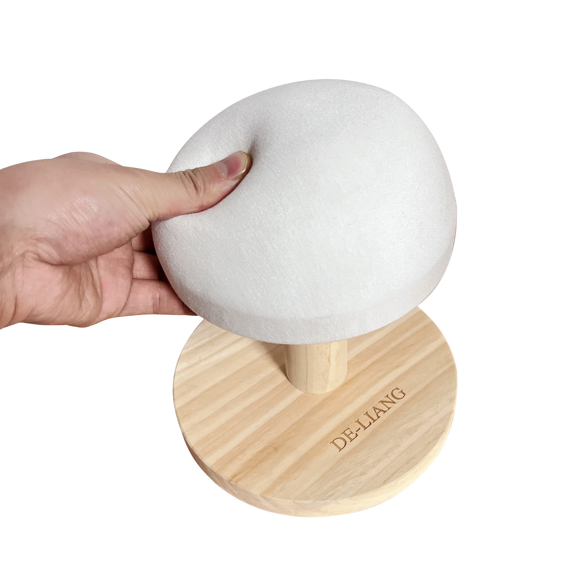 De-Liang Bra Wooden Ironing Board Mini Iron Padded Sleeve Pillow Board Stool With Round Base For Small Table Top Pressing Pad Ha