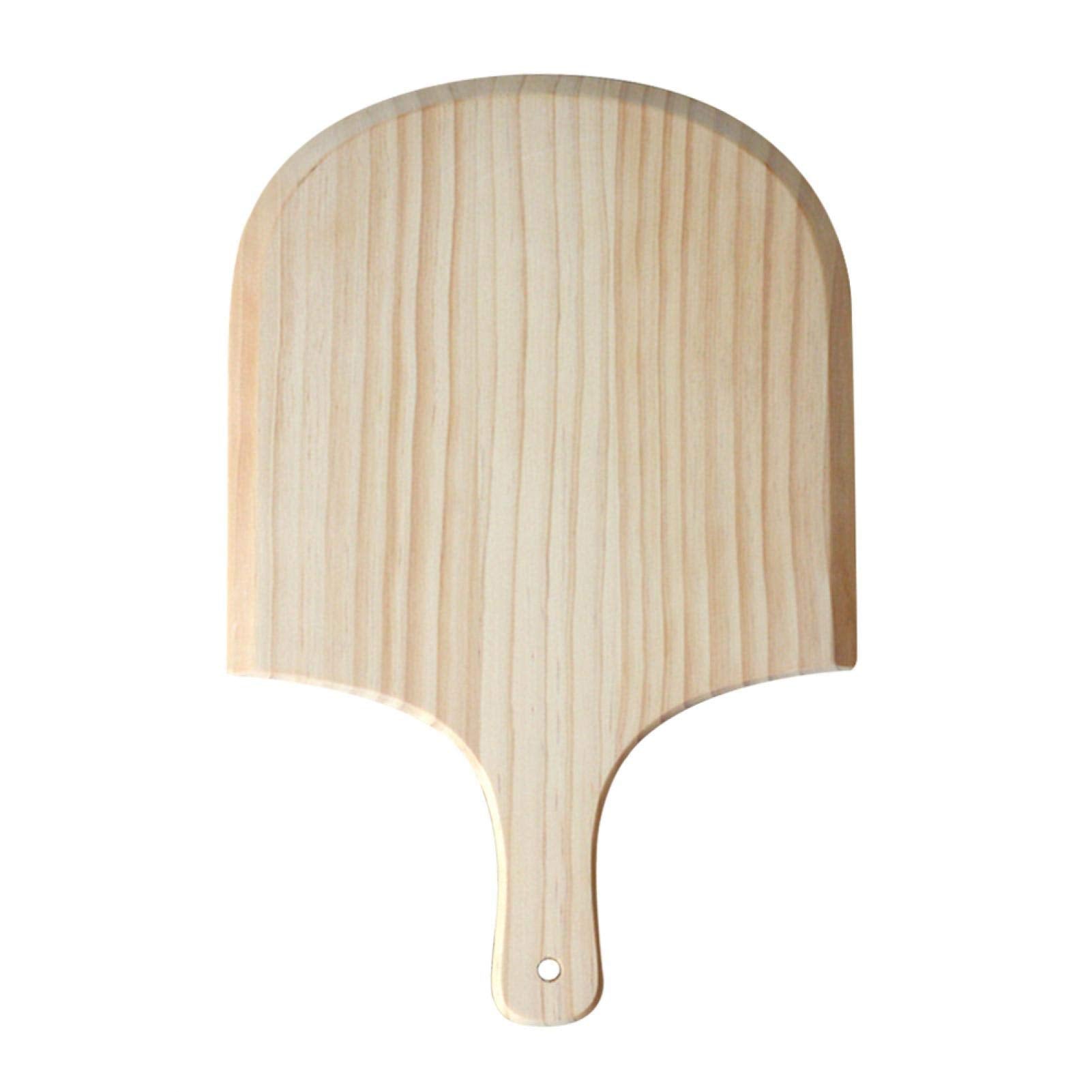 Wood Pizza Peel, 10 Inches Wooden Pizza Spatula Paddle Pizza Cutting Board With Handle For Homemade Baking Pizza, Bread, Cutting
