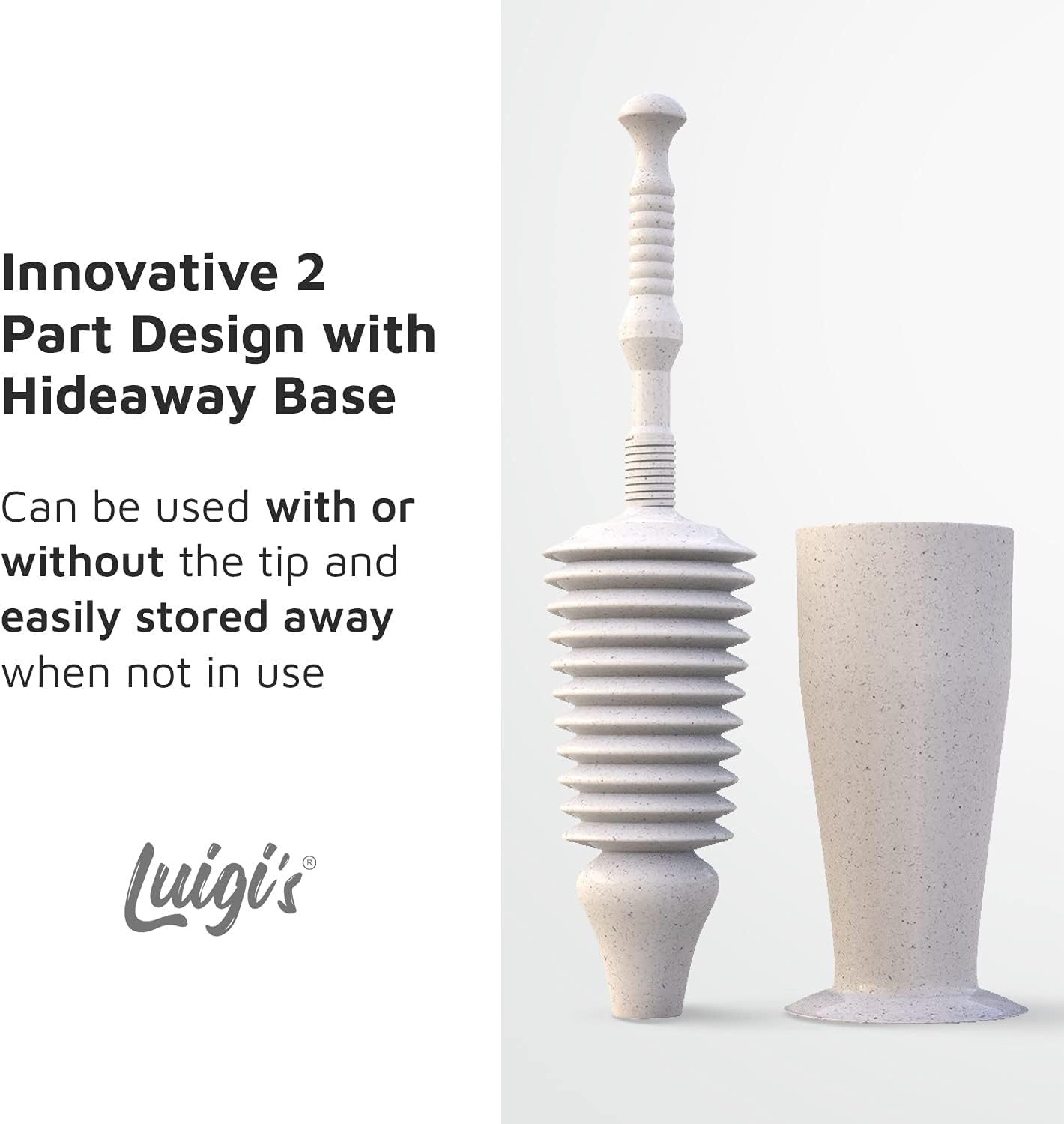 Luigi'S World'S Best Plunger - Unclogger Tools For Unblocking Toilet - Heavy Duty Plungers With Effective Unblocker Bellows Desi