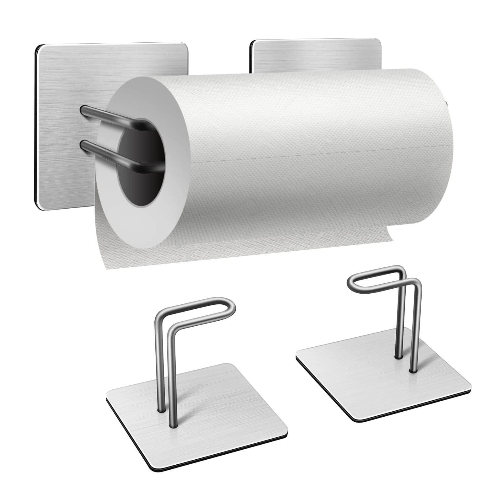 Magnetic Paper Towel Holder Upgraded Version, Strong Magnets Rv Paper Towel Holder Wall Mount For Refrigerator & Grill, Pegboard