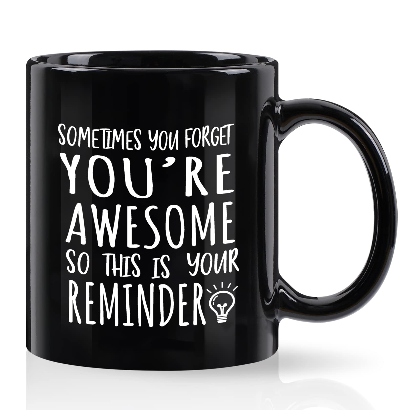 Cabtnca Sometimes You Forget You'Re Awesome Mug, Coffee Mugs For Men, Inspirational Gifts For Men Women, Inspirational Coffee Mu