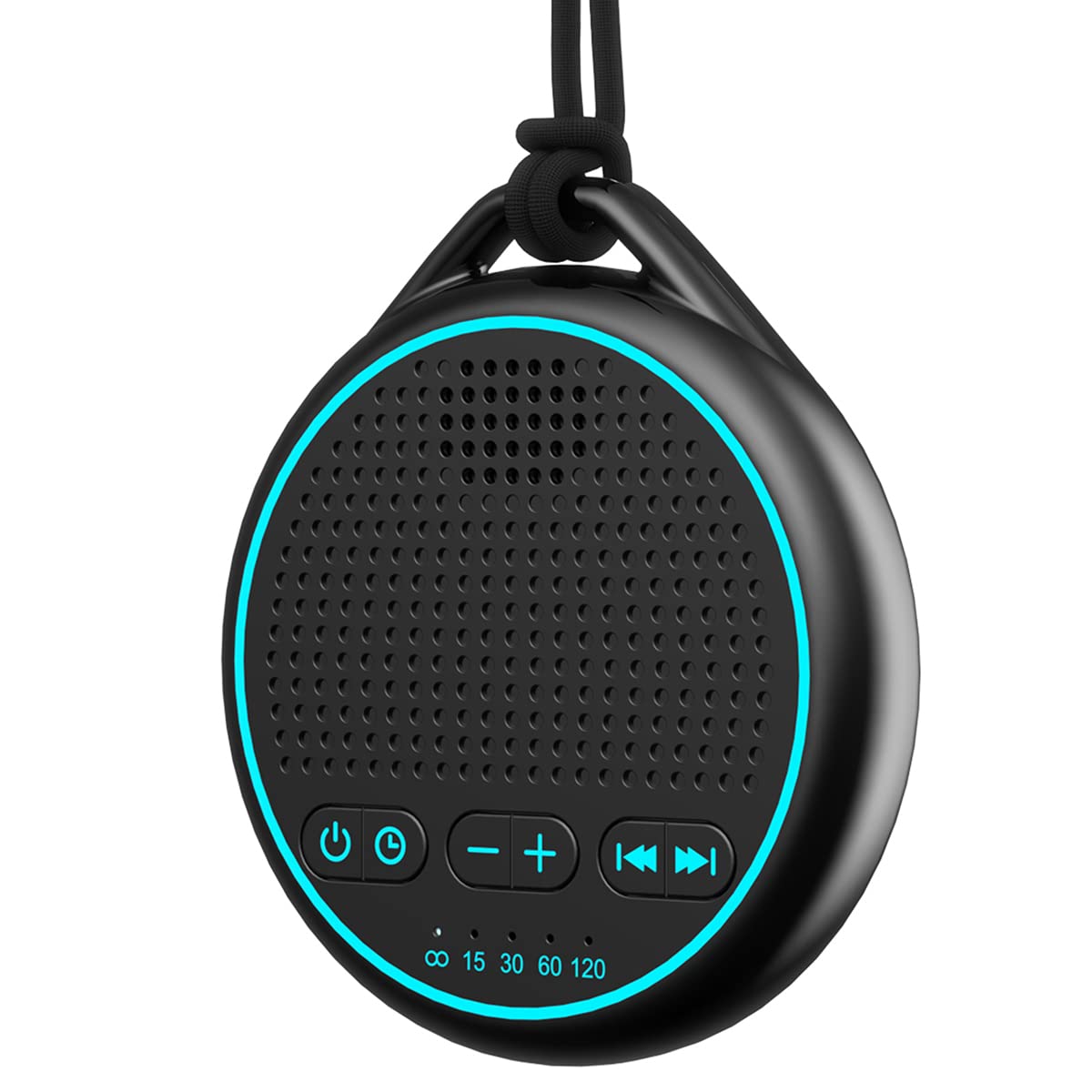 Fourair White Noise Sound Machine With 25 Soothing Natural Sounds Rechargeable Battery Portable For Travel 32 Volume Levels 5 Ti