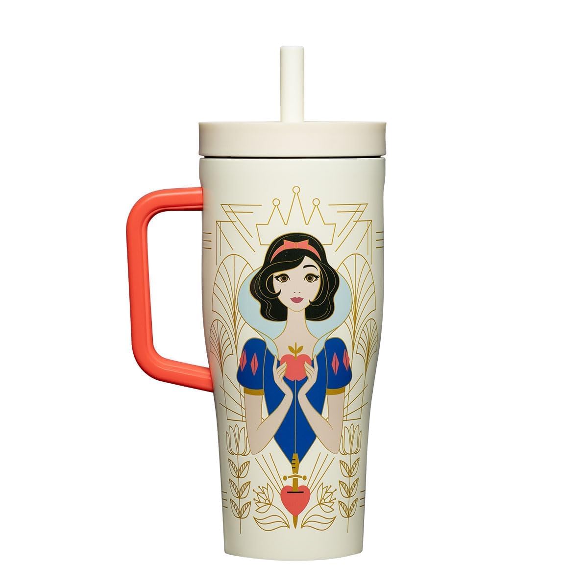 Corkcicle Cruiser - Insulated Tumbler with Handle - Keeps Drinks Cold 20 Hours - Spill-Proof Dual Lid - Triple-Insulated - Summe