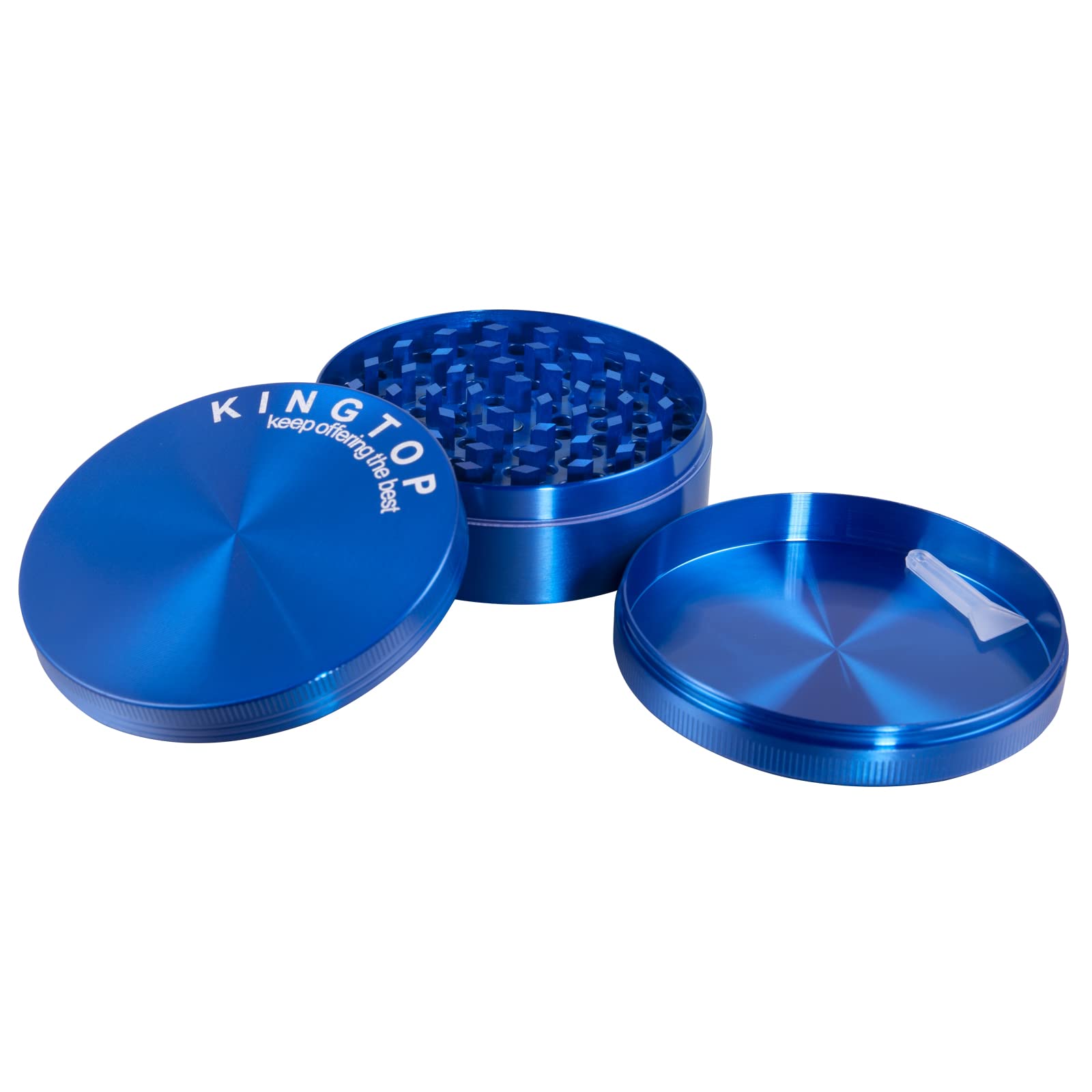 Kingtop Grinder, Large 3 '' Spice Grinder (Colorful)