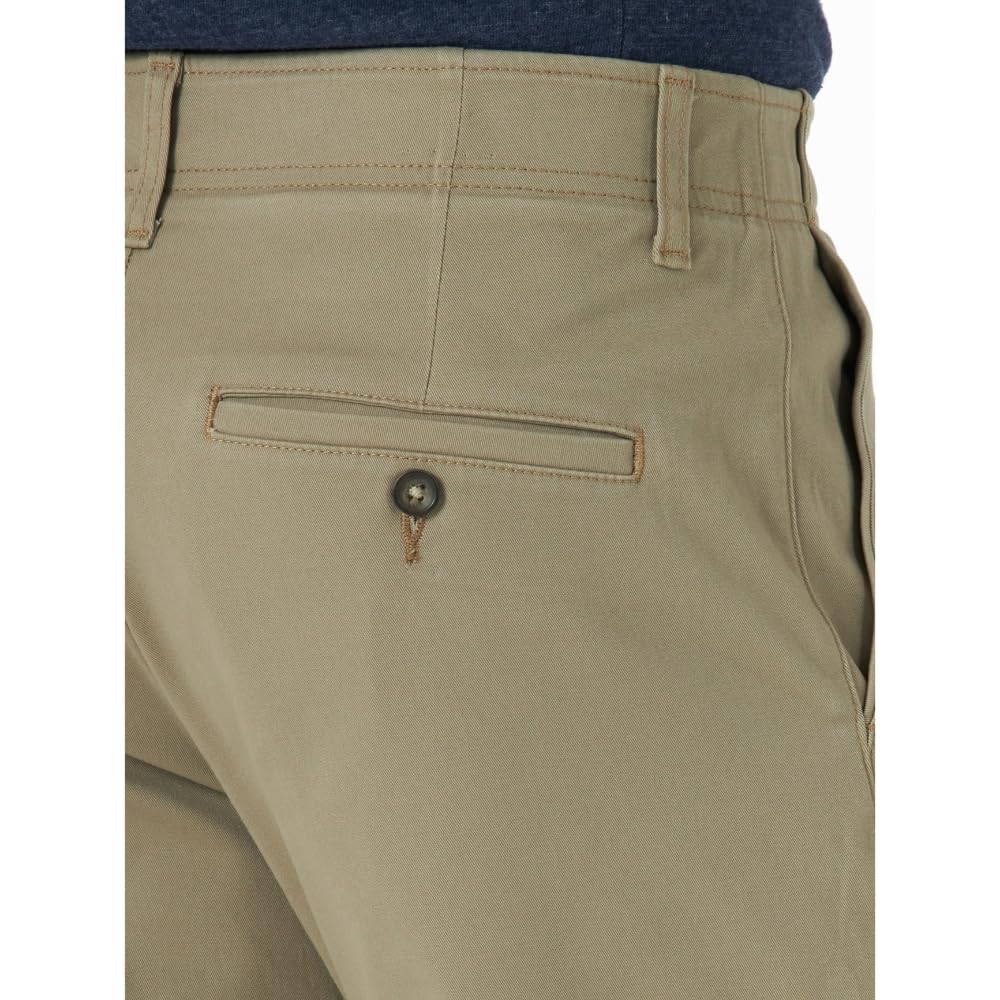 Lee Mens Performance Series Extreme Comfort Relaxed Pant, Khaki, 40W X 29L