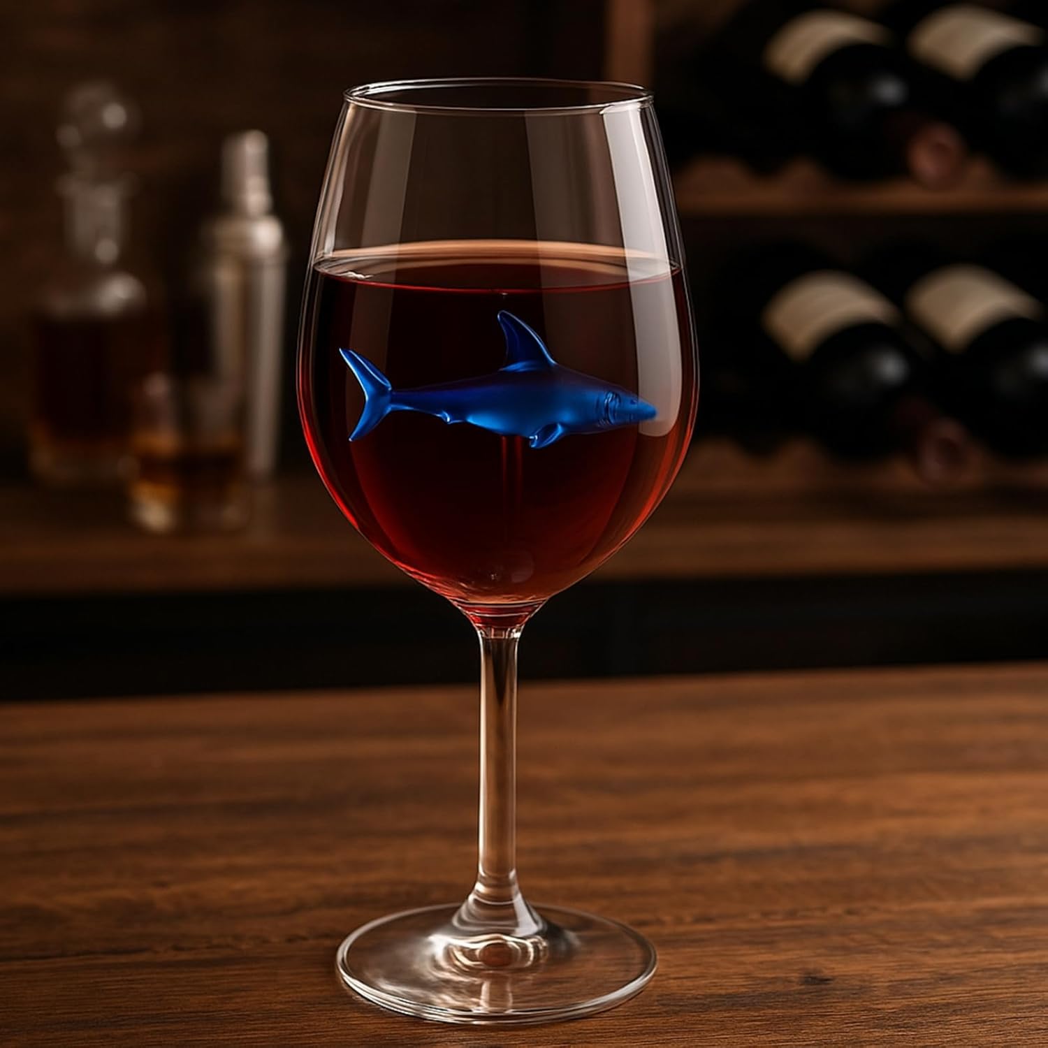 Shark-Inspired Wine Glasses Set of 2 – 13oz