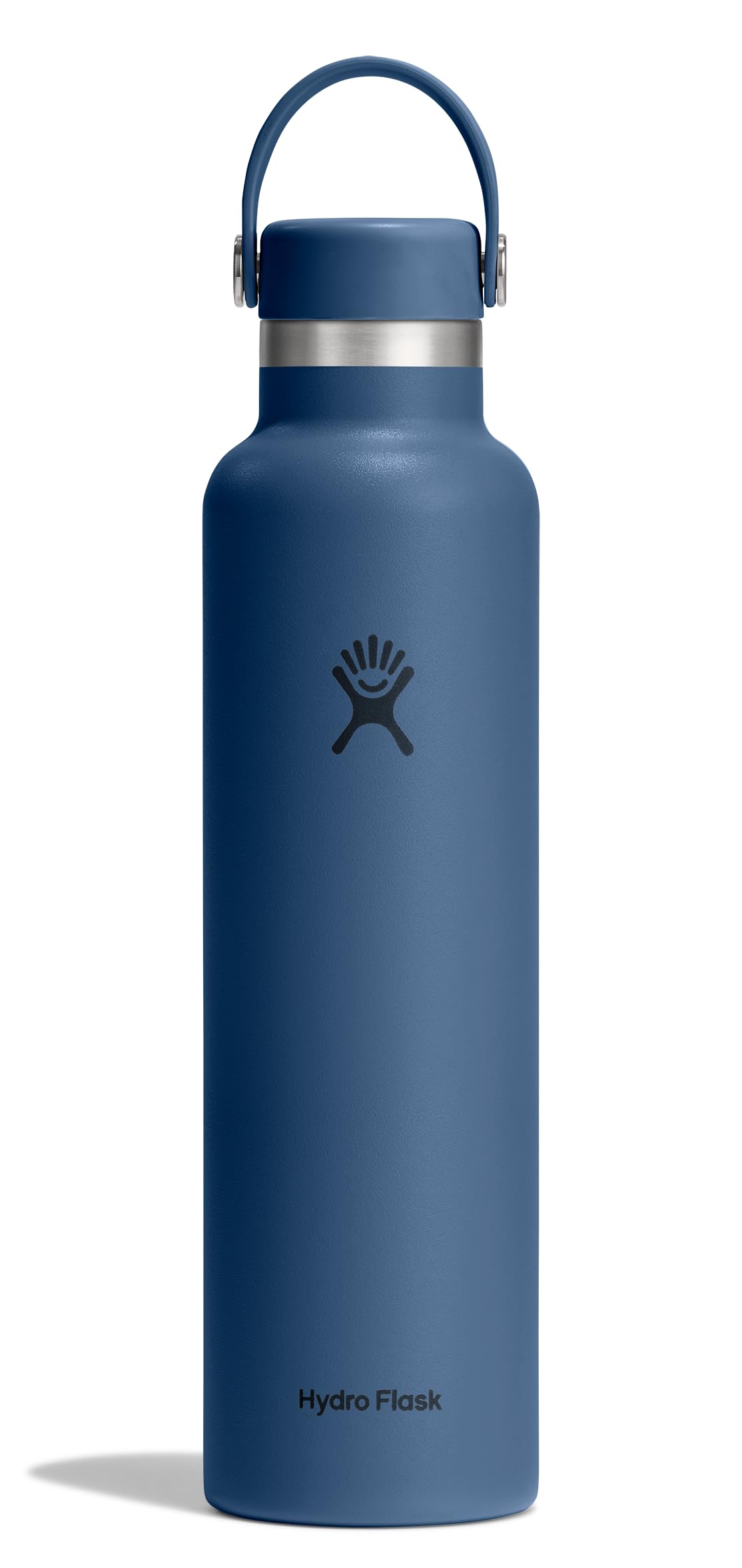 Hydro Flask Water Bottle - Insulated Stainless Steel - Non Spill, Leakproof in 24 Oz Harbor Blue