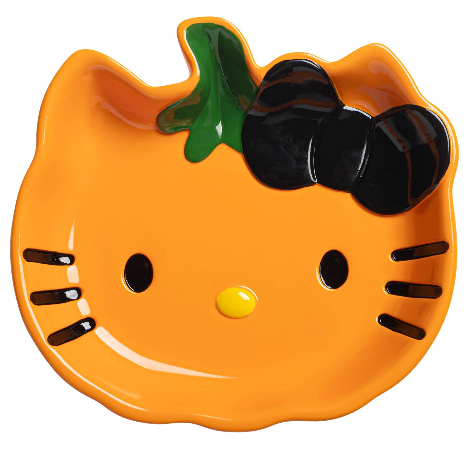 Hello Kitty Pumpkin Jack - O - Lantern Soap Dish - Autumn & Halloween Bathroom D  Cor Sponge Holder