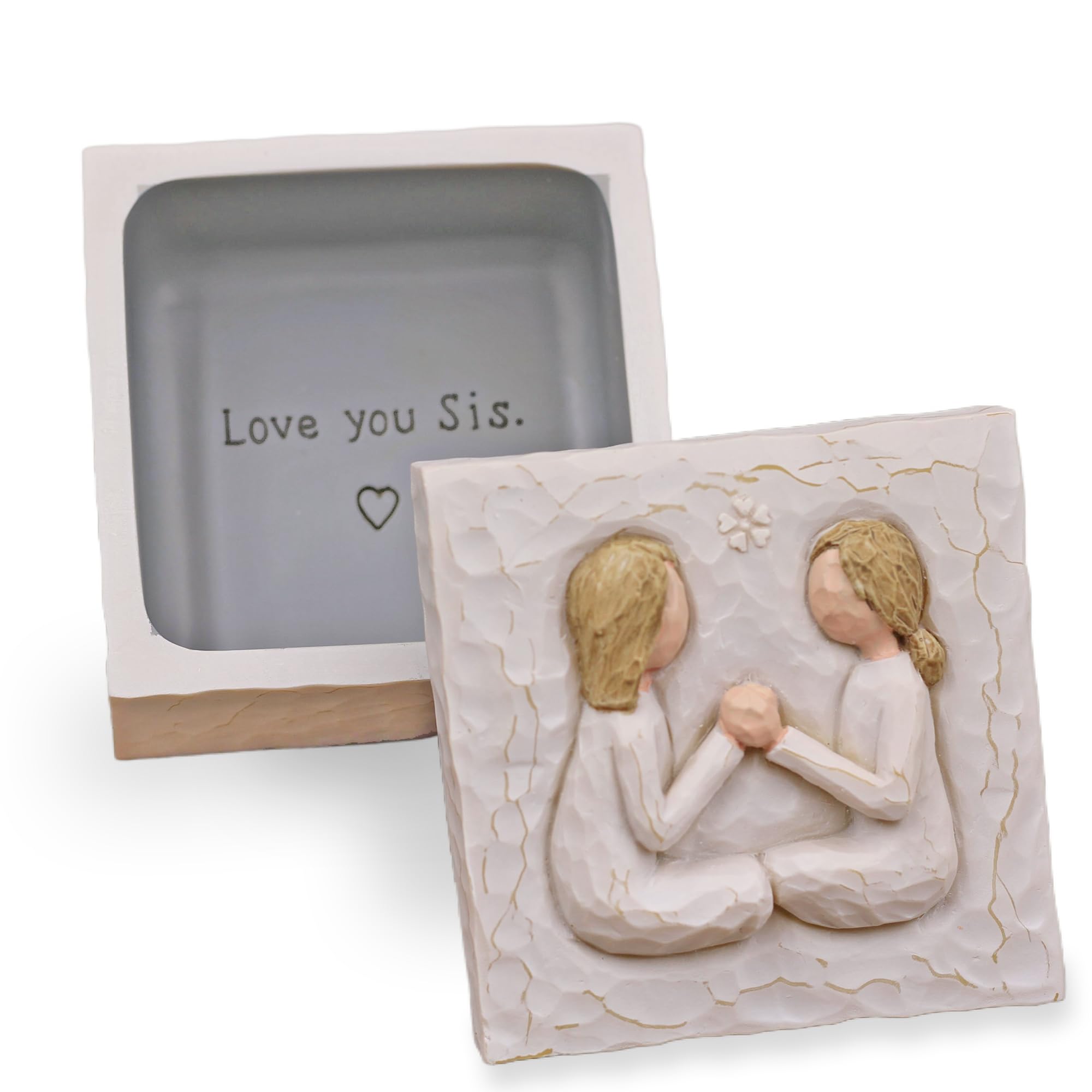 AcowSpt Birthday Gifts for Women, Sister Gifts, Friendship Gift, Best Friend Gift, Christmas Gifts for Sister, Sculpted Hand-Pai