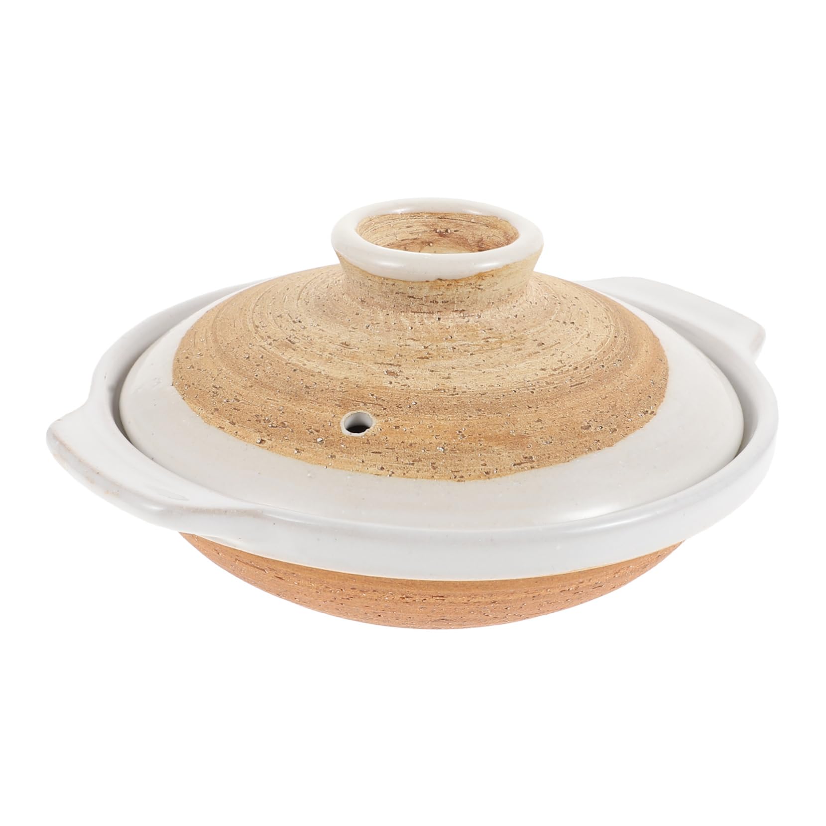 COLLBATH Ceramic Casserole Cookware Sauce Pan Casserole Cooking Pot Ceramic Cooking Pot Earthenware Clay Pot Japanese Donabe Sha