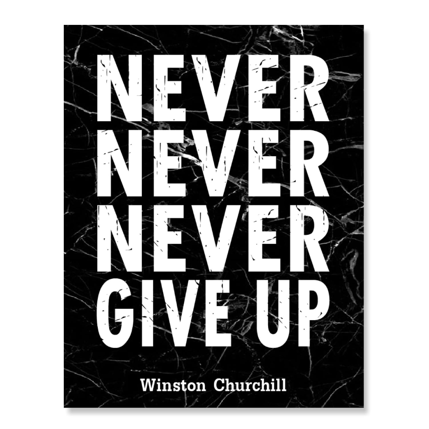Mega Format Inspirational Wall Art Poster Prints Ready To Be Framed Never Give Up-Dreams Positive Quote Motivational Artwork Pic