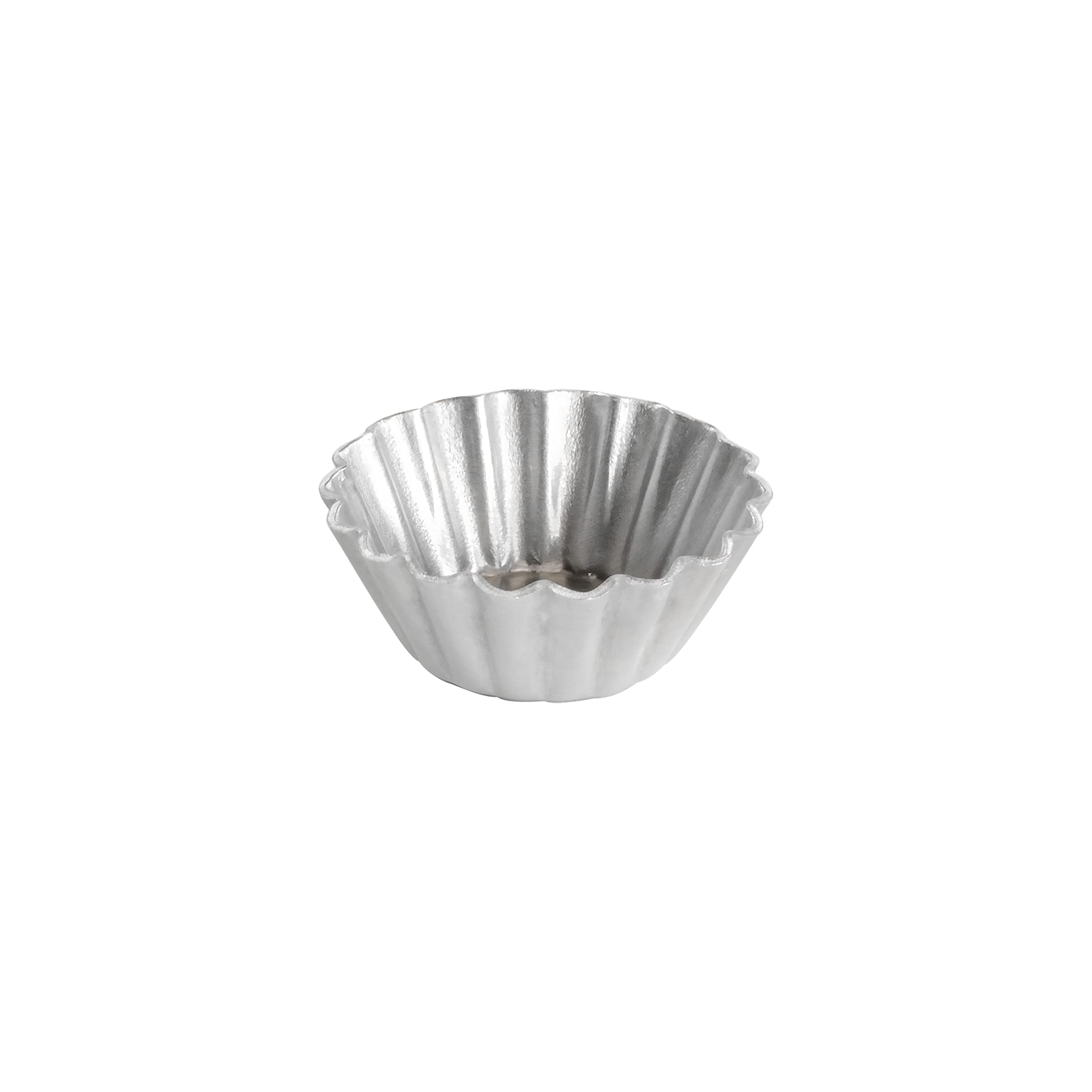 Fat Daddio'S Pmth-2 Natural Aluminum Mini Tartlet Pan, 2 X 0.9 Inch