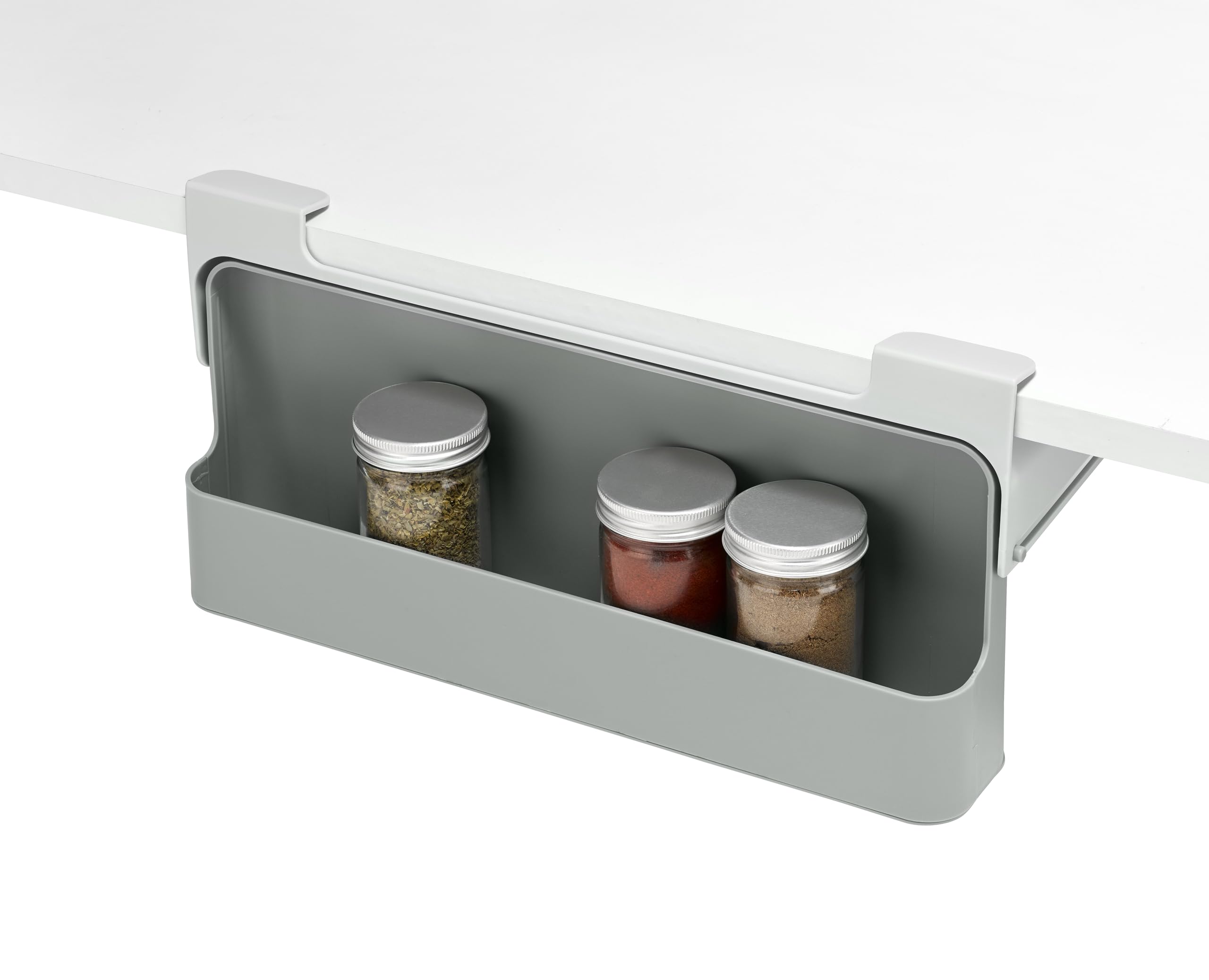 Joseph Joseph Cupboardstore UnderShelf Spice Rack  SpaceSaving Kitchen Organizer, Made From Recycled Plastic