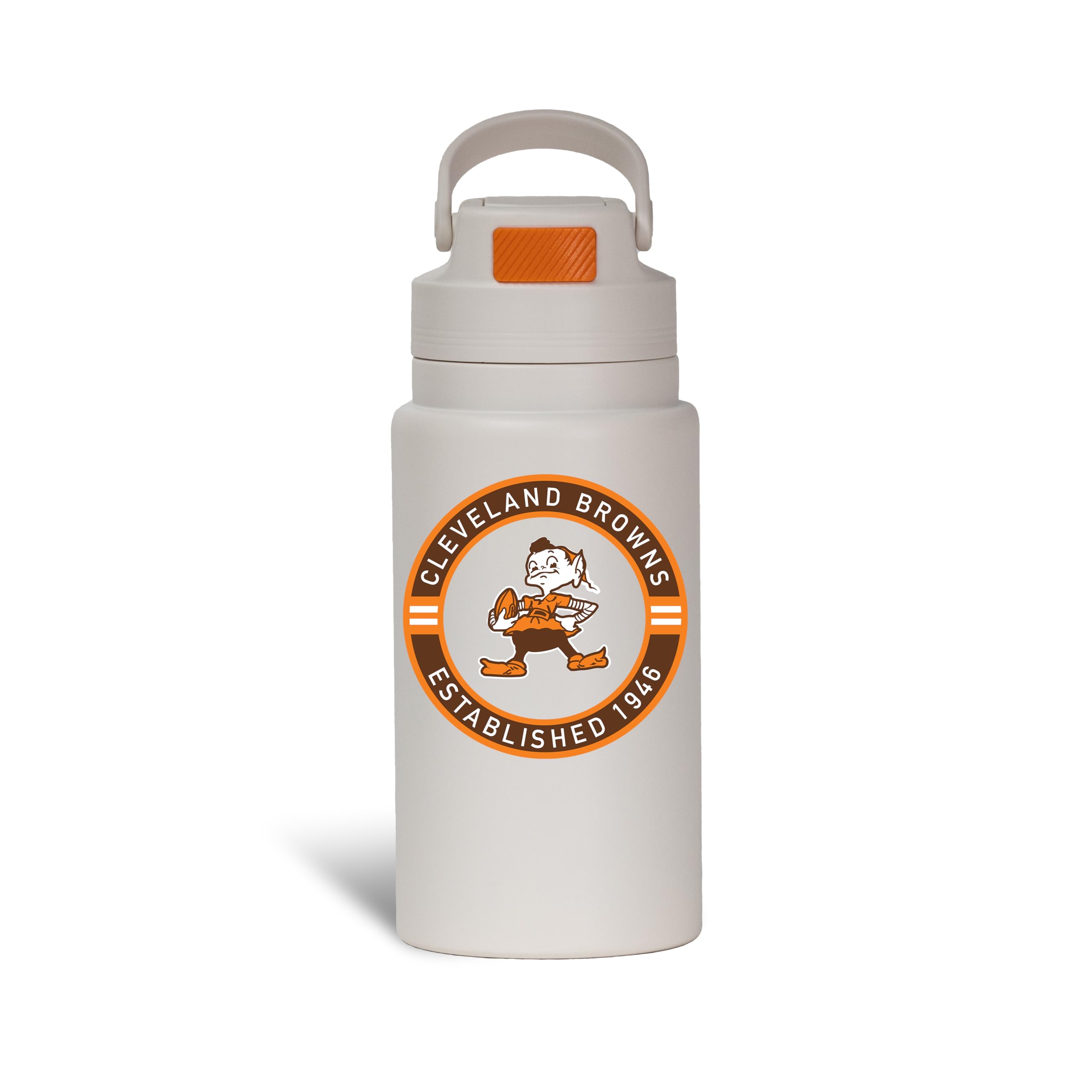 The Memory Company Officially Licensed 26oz Water Bottle with Flip Up Lid, Cleveland Browns
