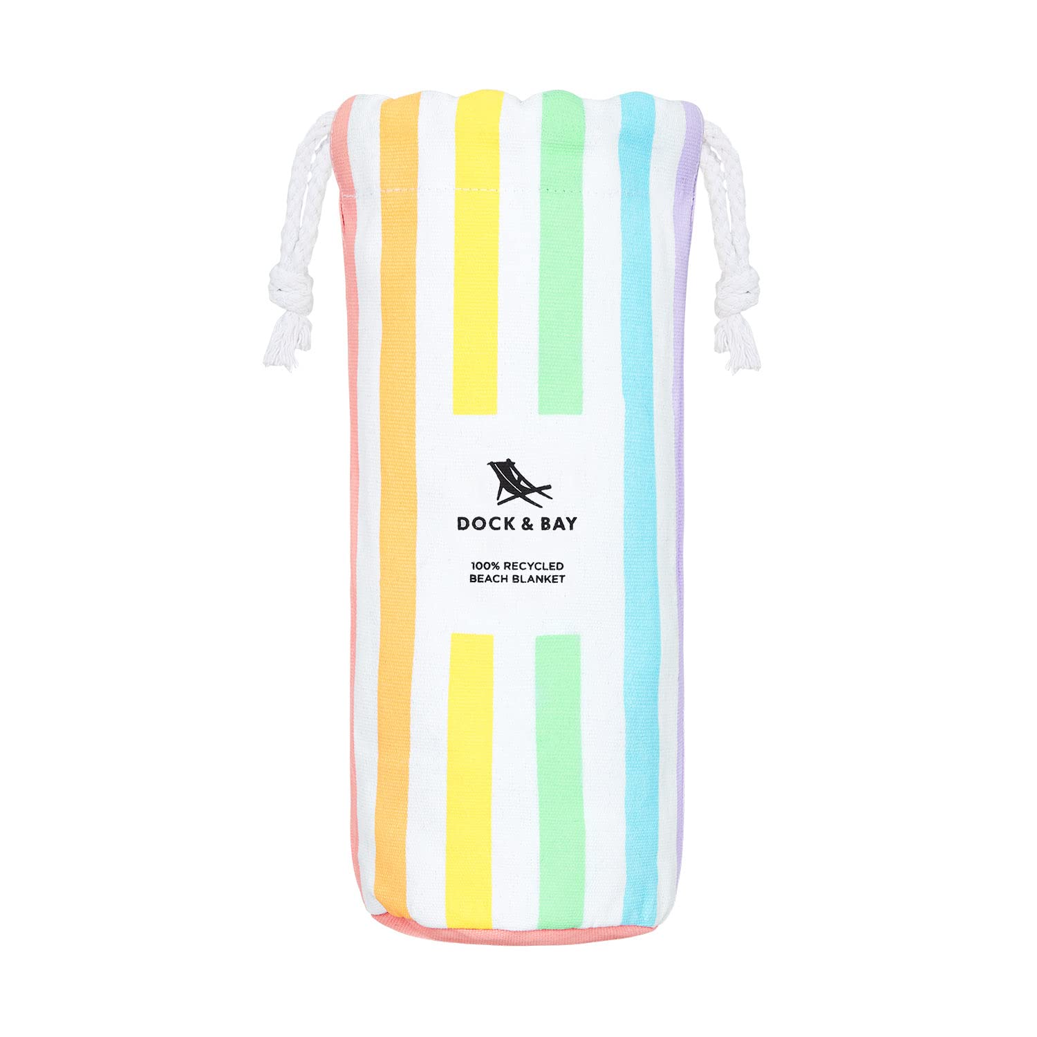 Dock & Bay Kid's Towel - for Beach Use - Quick Dry  Sand Free - Compact  Lightweight - 100% Recycled - Includes Bag - Summer - Unicorn Waves  Medium (130x70cm  51x28)