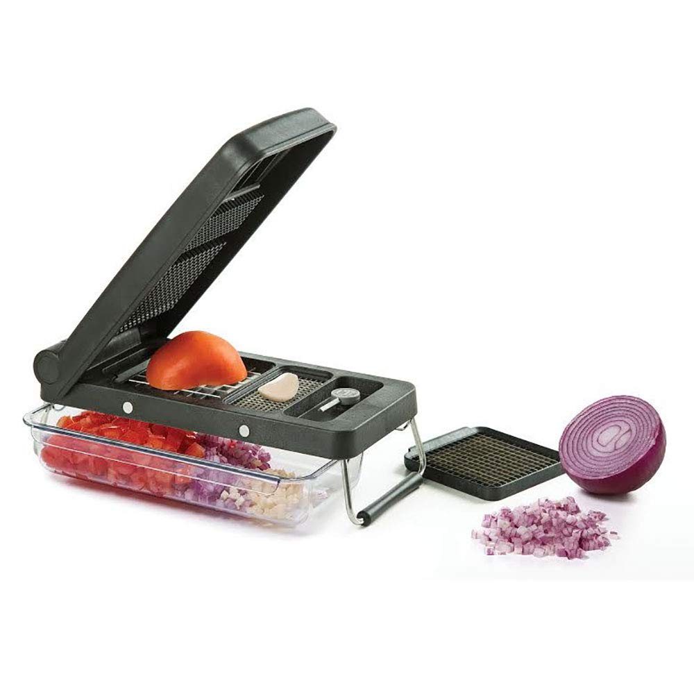 Pl8 Professional 3 Cup Vegetable Chopper, Black