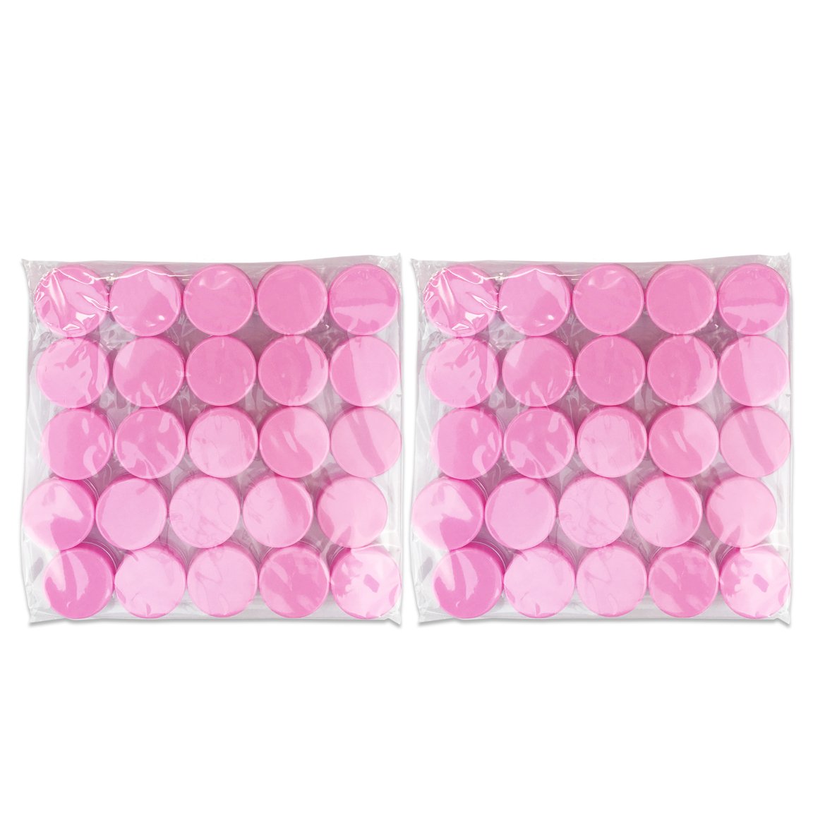 Beauticom 3G/3Ml Round Clear Jars With Pink Lids For Acrylic Powder, Rhinestones, Charms And Other Nail Accessories - Bpa Free (