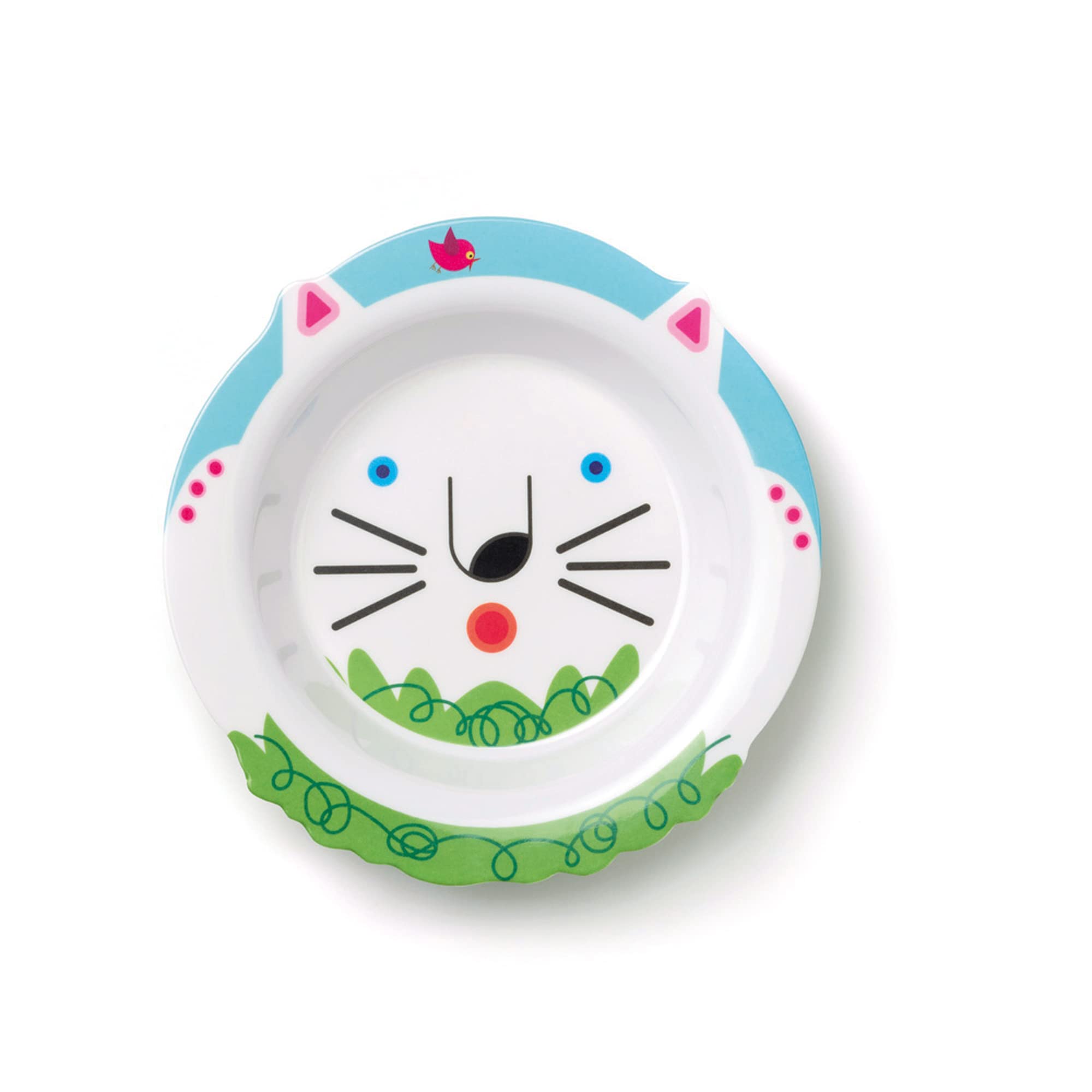Guzzini Bimbi Set: Flat Plate With Deep Plate, Irene Warriors, 39 X 25.5 X H7 Cm, Multicolour