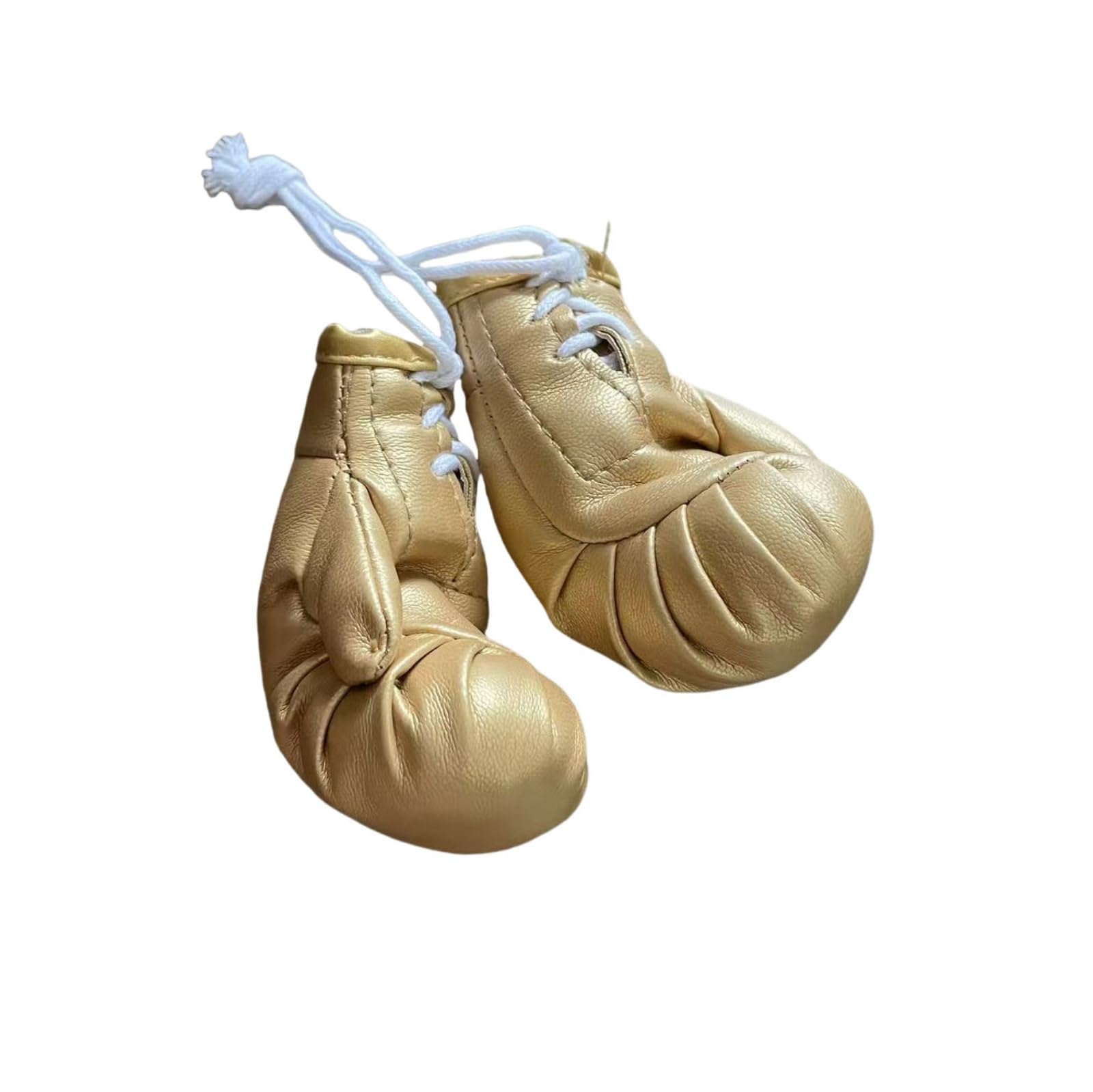 Mini Boxing Gloves - Miniature Punching Gloves for Hanging Bag,Home, Car, Christmas Party Decor (Gold)