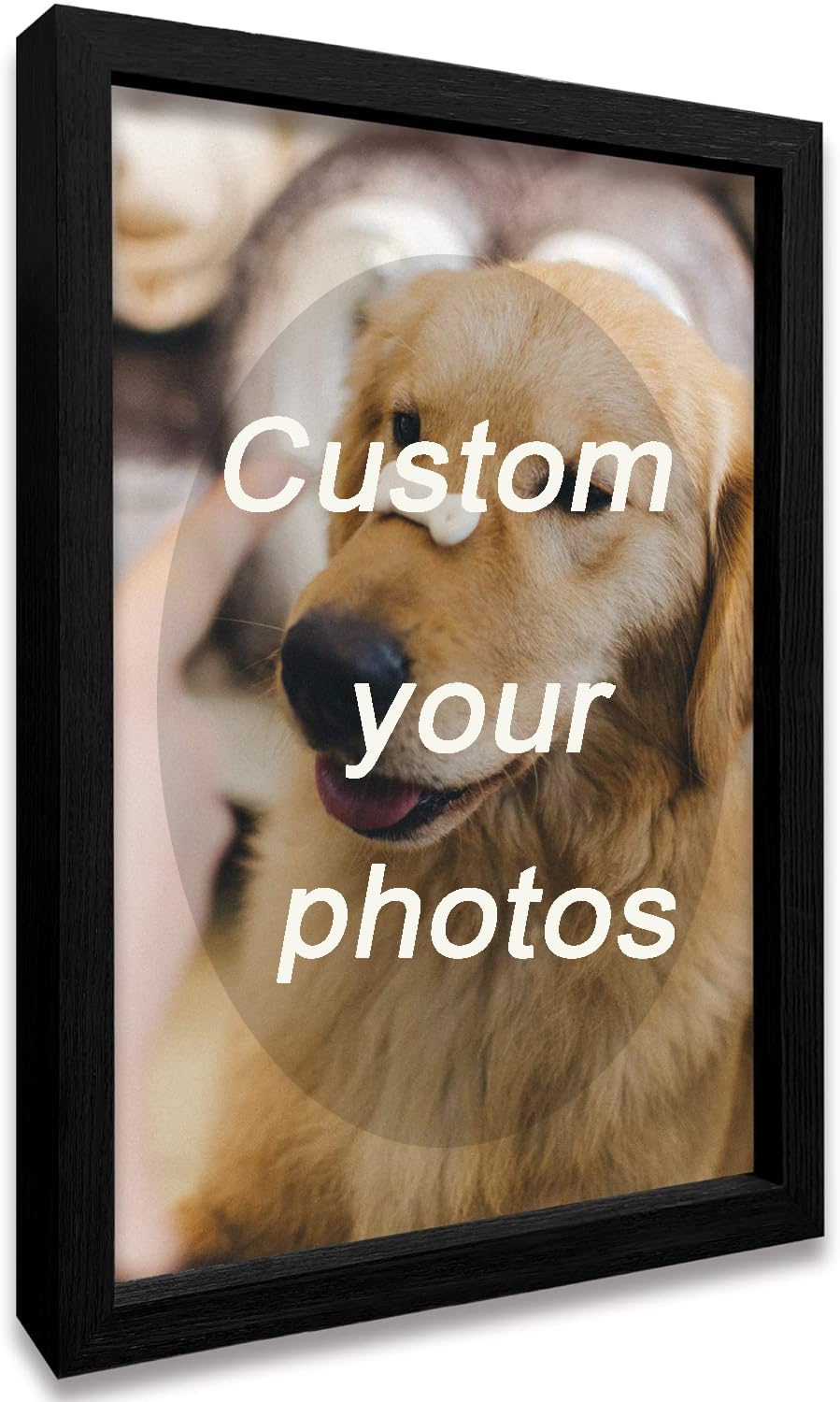 Framed Custom Canvas Prints With Your Photos Personalized Photo To Canvas Print Gifts For Couples Friends Family Baby Pets 8X10