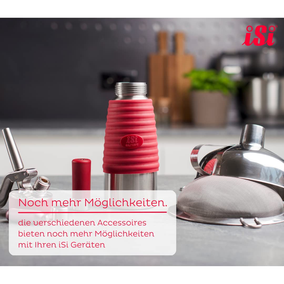 Isi Combination Funnel With Sieve Insert For All Cream/ Food Whippers And Canning, Universal Fit, Stainless Steel