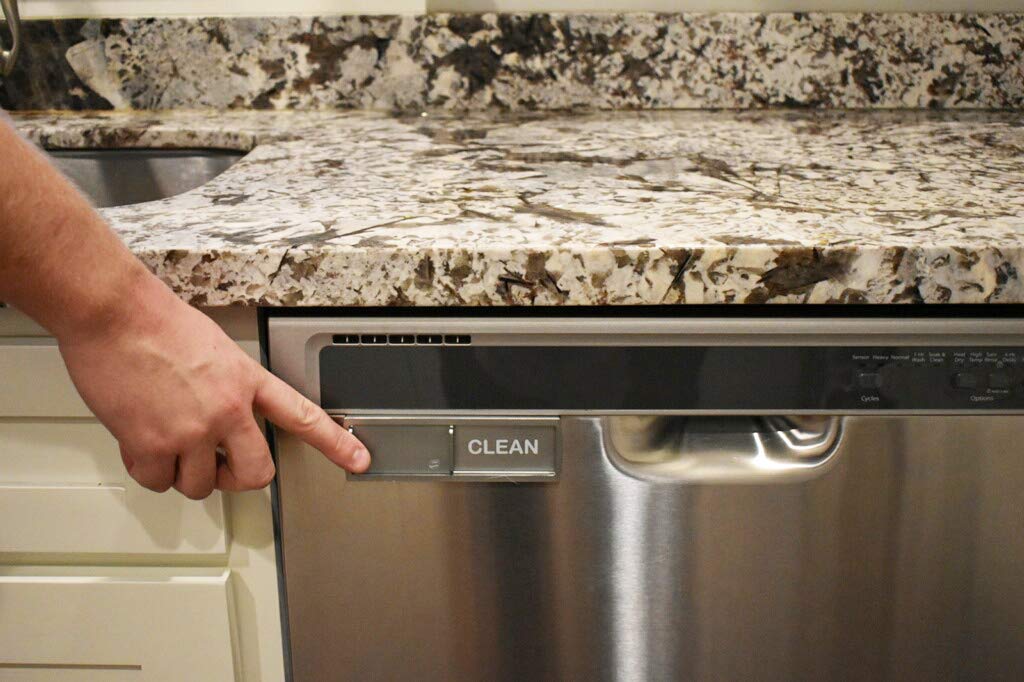 Premium Limited Edition Dishwasher Magnet Clean Dirty For A Unique And Stylish Look (Black Stainless)