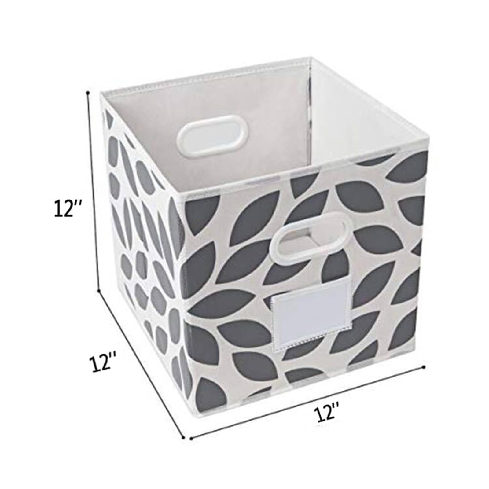 Max Houser Fabric Storage Bins Cubes Baskets Containers With Dual Plastic Handles For Home Closet Bedroom Drawers Organizers, Fl